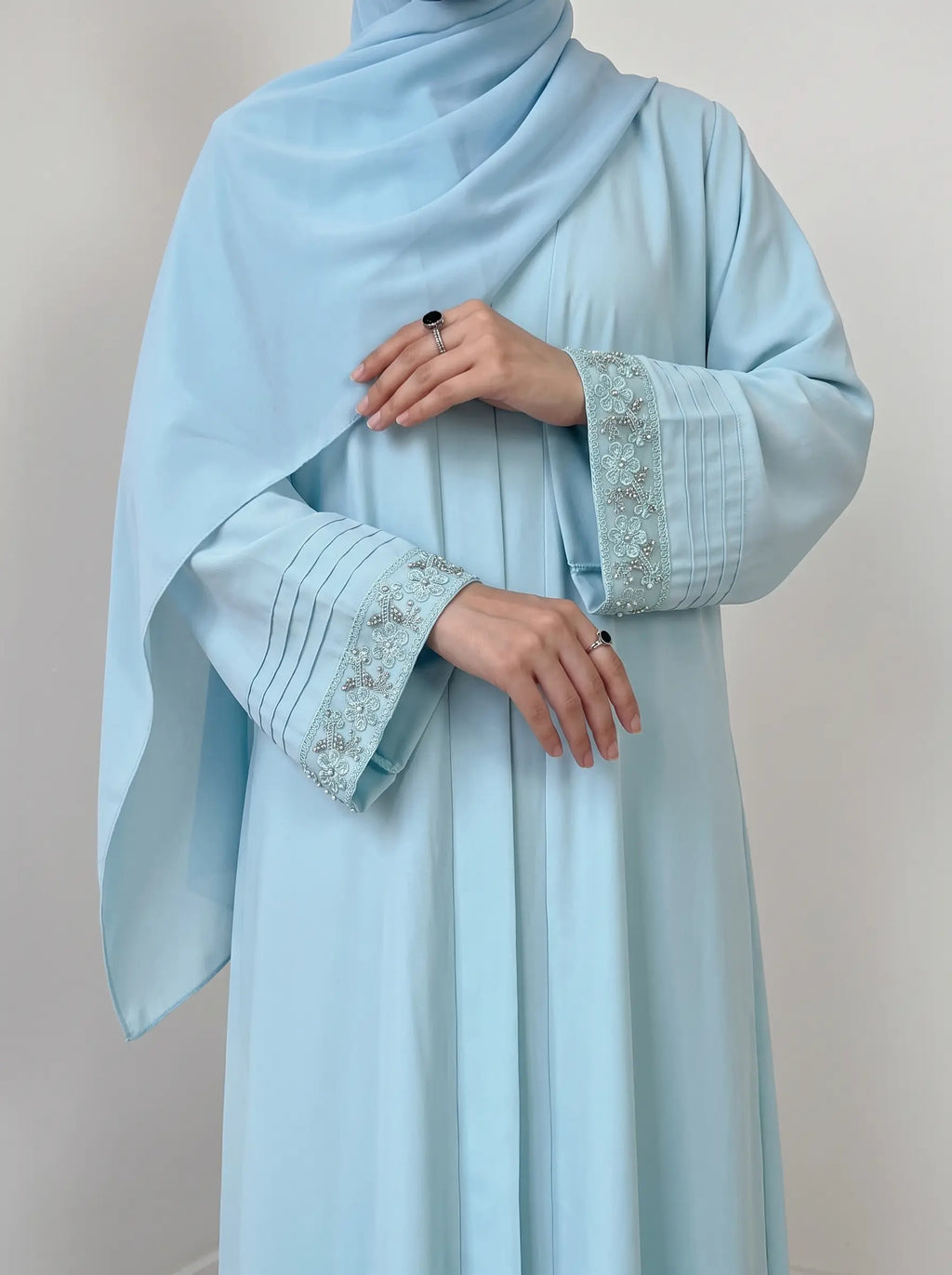 Ice Mist - Dream Lace Abaya HJ1674