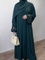 Bottle Green - Charmed Hearts Handwork Abaya HJ1715