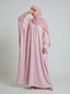 Rosé Ditsy Abaya HJ1704
