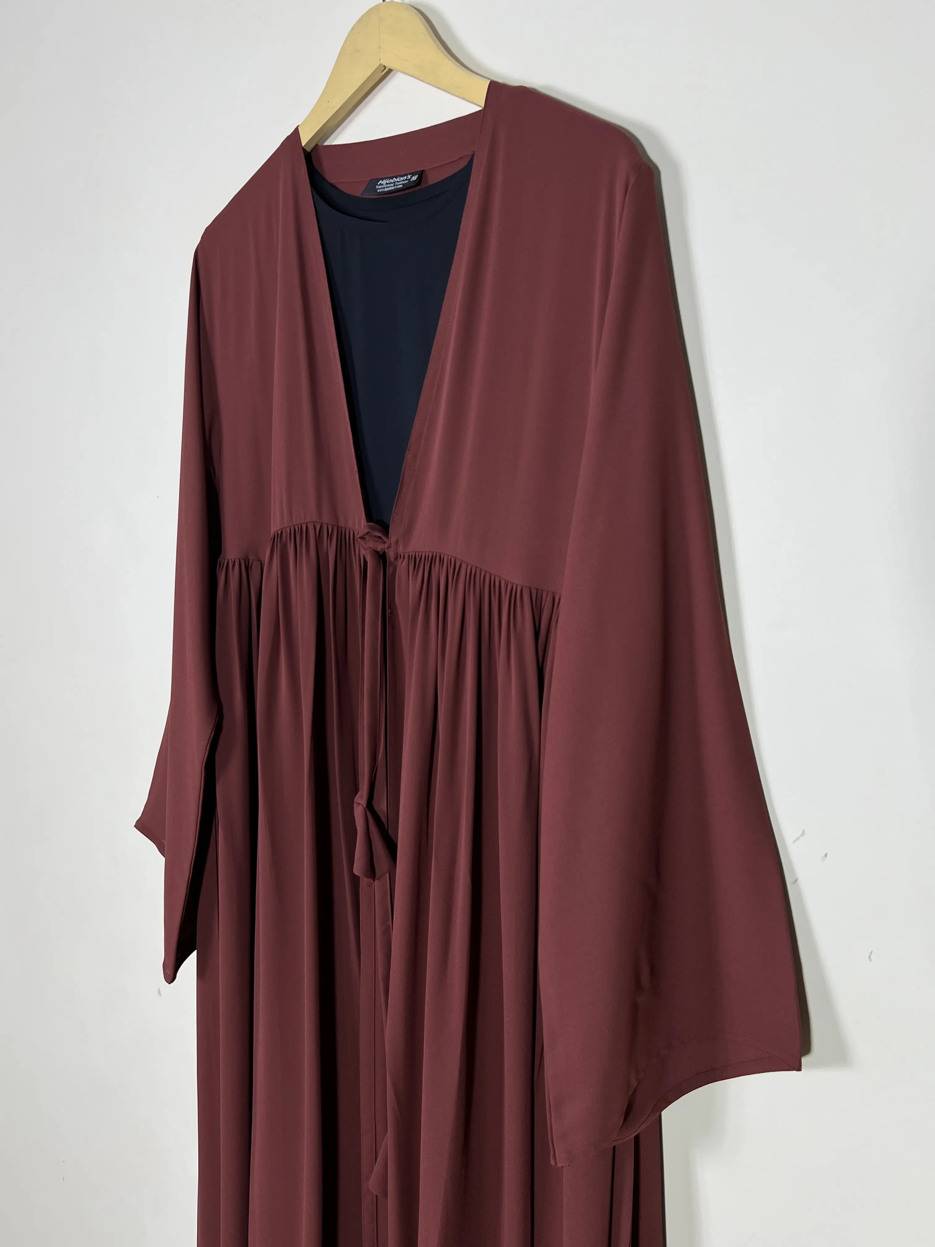 Chestnut - Prestige Upper Inner Abaya HJ1453 Secondary image