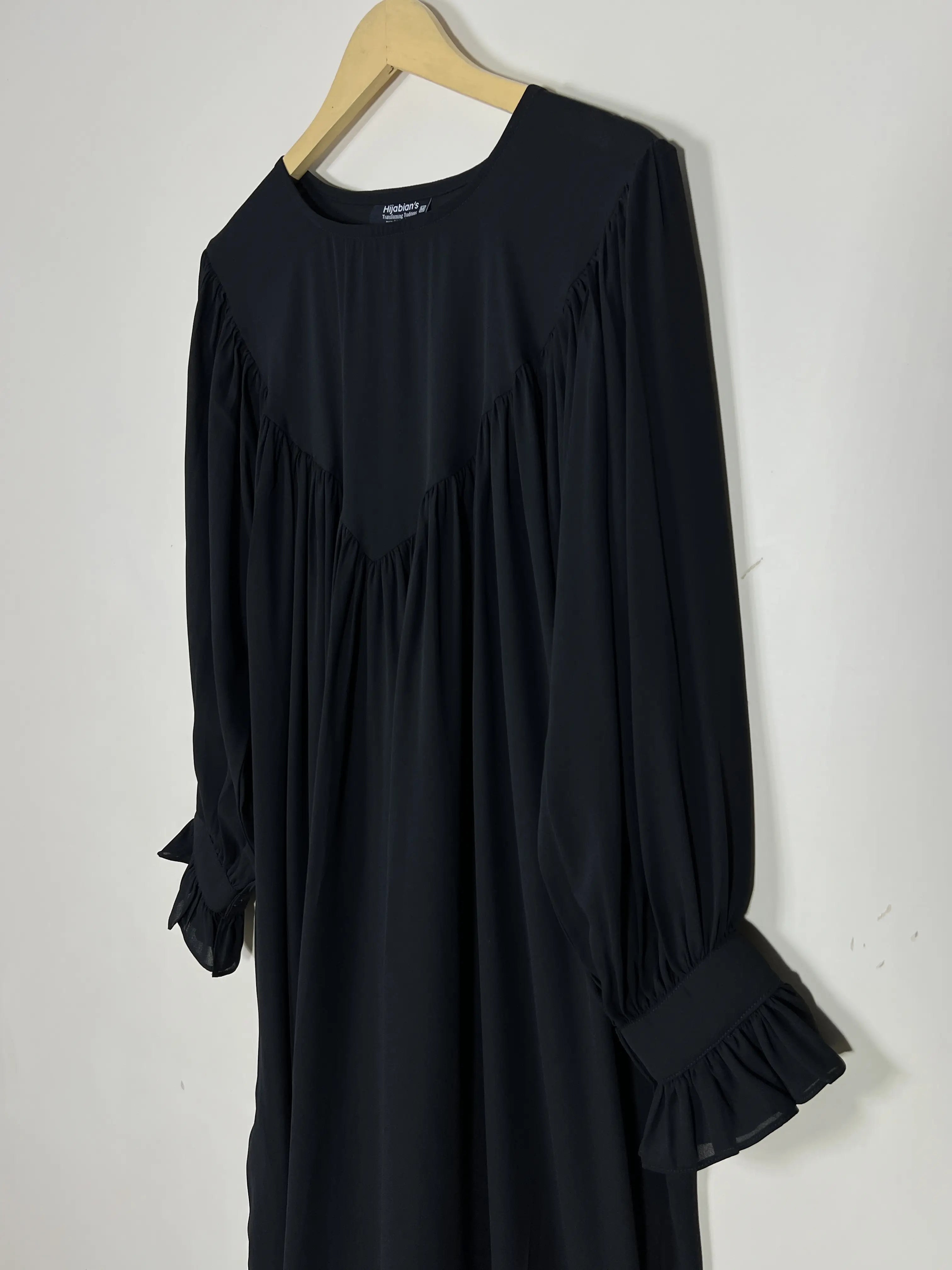Black  - V-Chun Design Abaya HJ1457