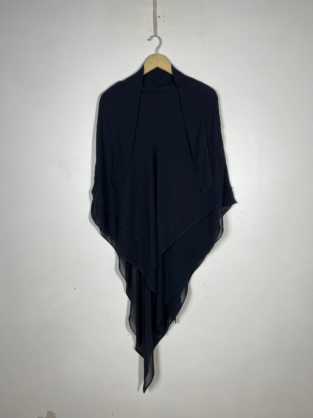 Black - Two Layer Khimar Set