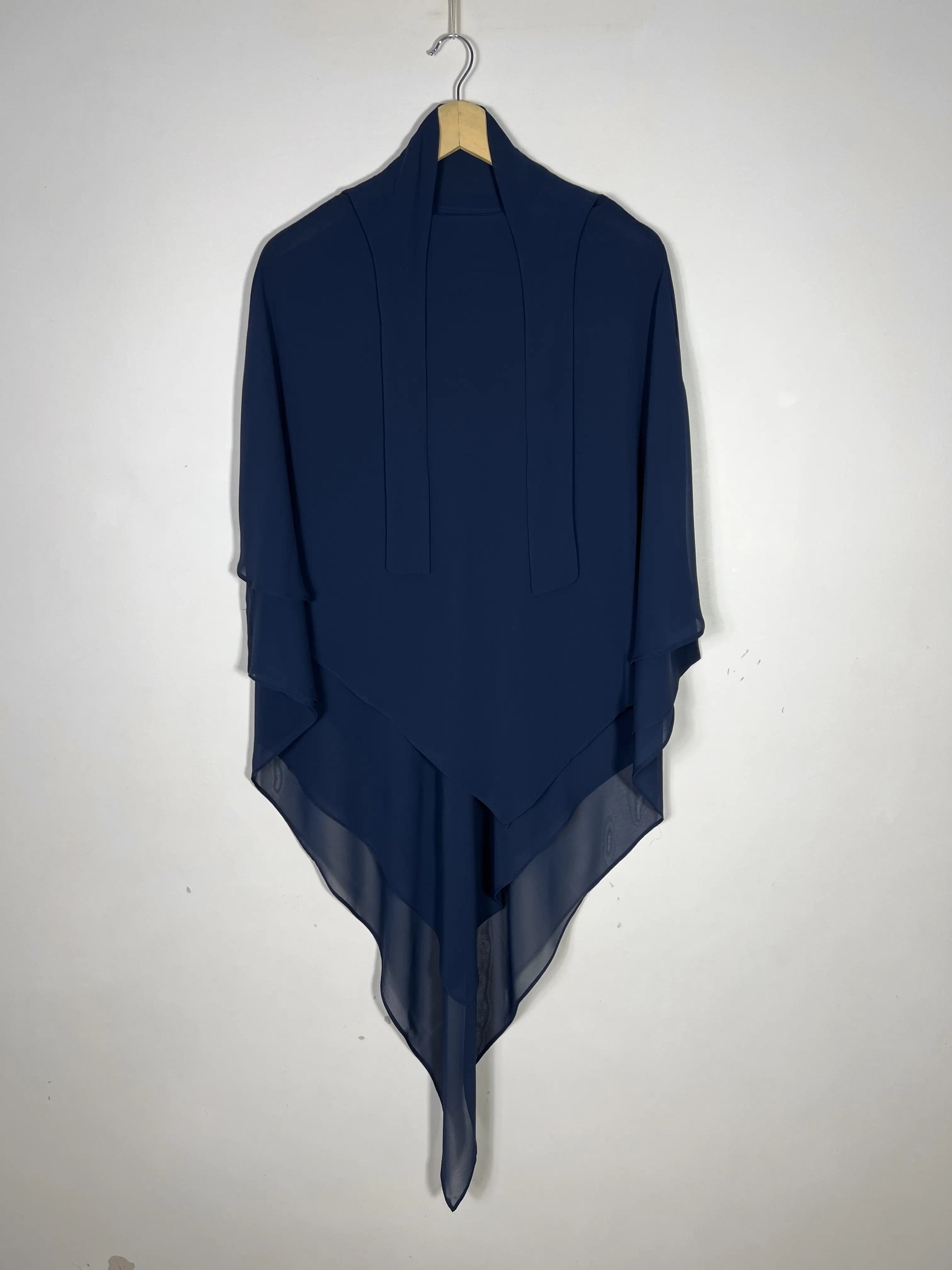 Blue - Two Layer Khimar Set Secondary image