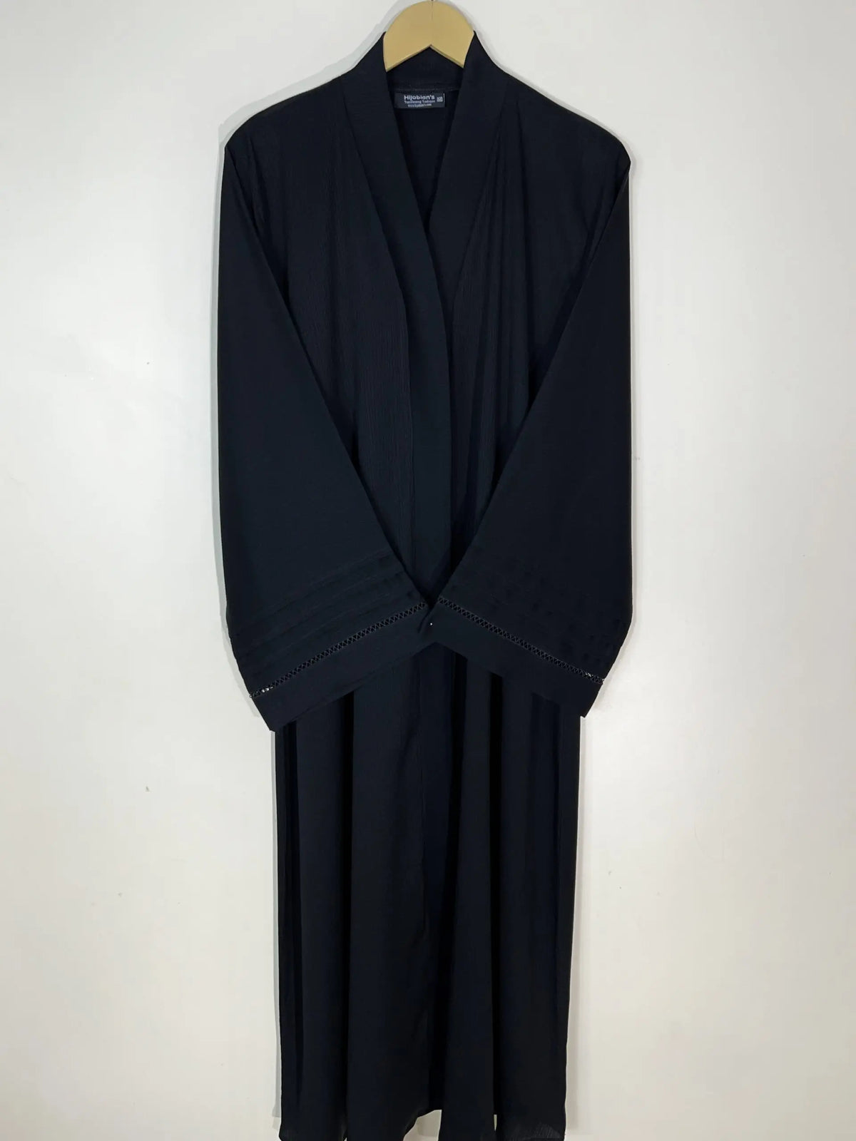 Black - Ethereal Lace Abaya HJ1090 Main image