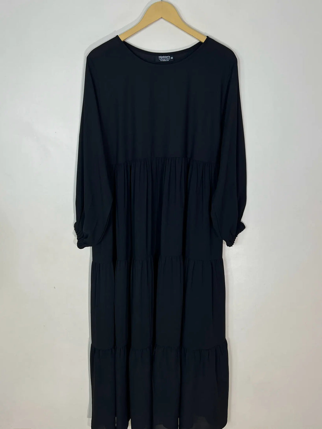 Black - Frill Maxi Abaya HJ1075