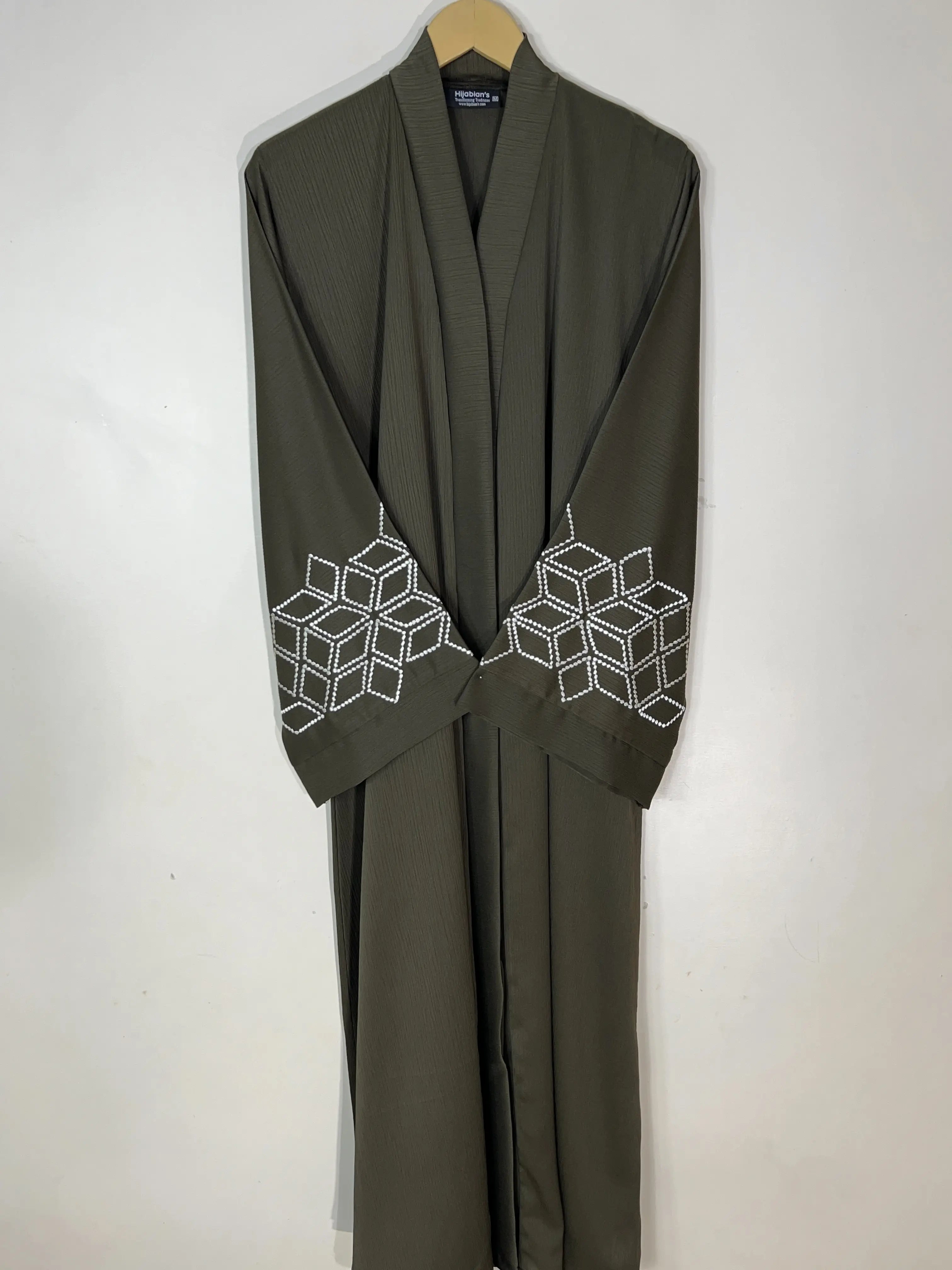 Olive Green - Sapphire Luxe Abaya HJ1412