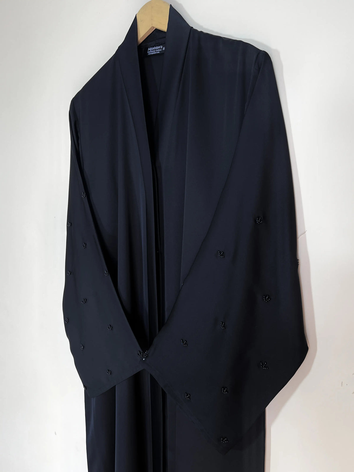 Black - Miral Beads Work Abaya HJ15551 Main image