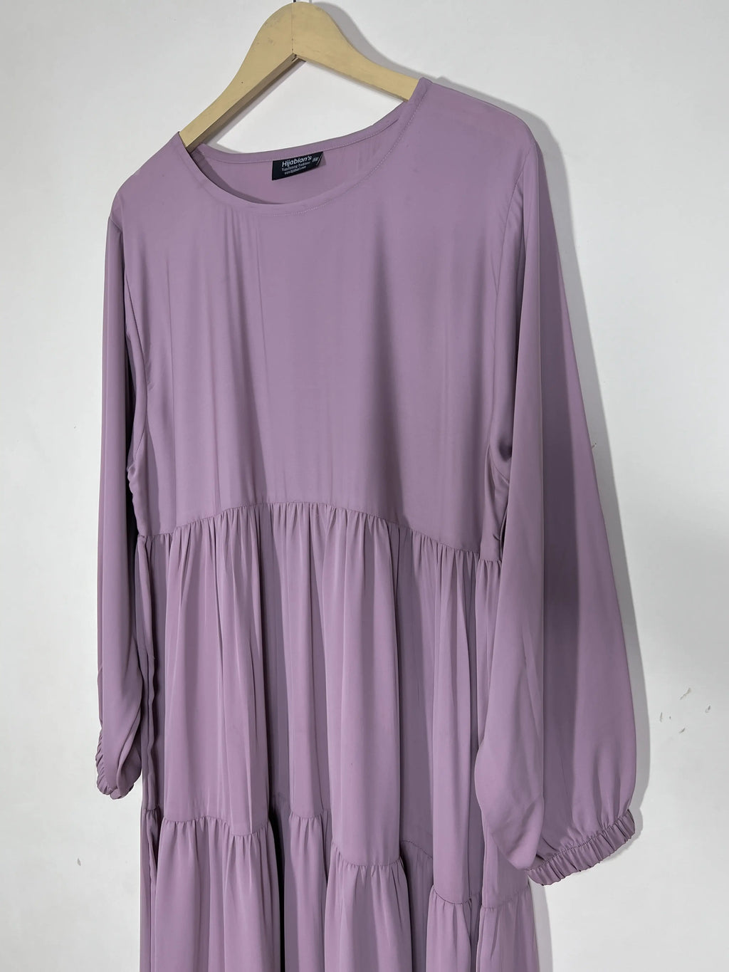 Lilac - Frill Maxi Abaya HJ1497