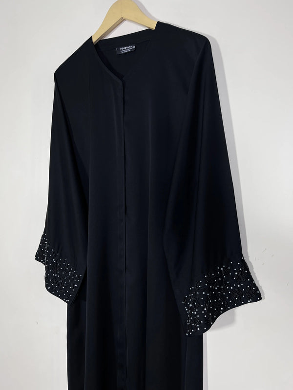 Black - Majesty of Handwork Abaya HJ1534