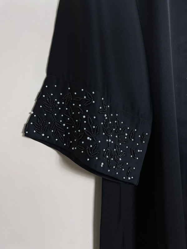 Black - Majesty of Handwork Abaya HJ1534