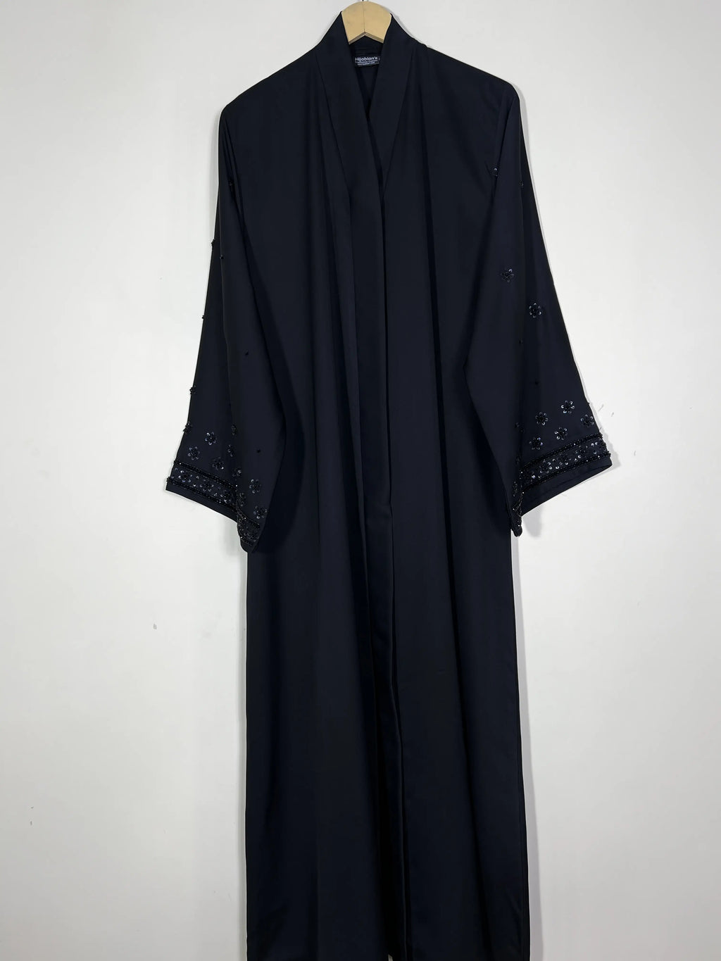 Black - Crown of Elegance Abaya HJ1523