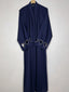 Blue - Charmed Hearts Handwork Abaya HJ1520