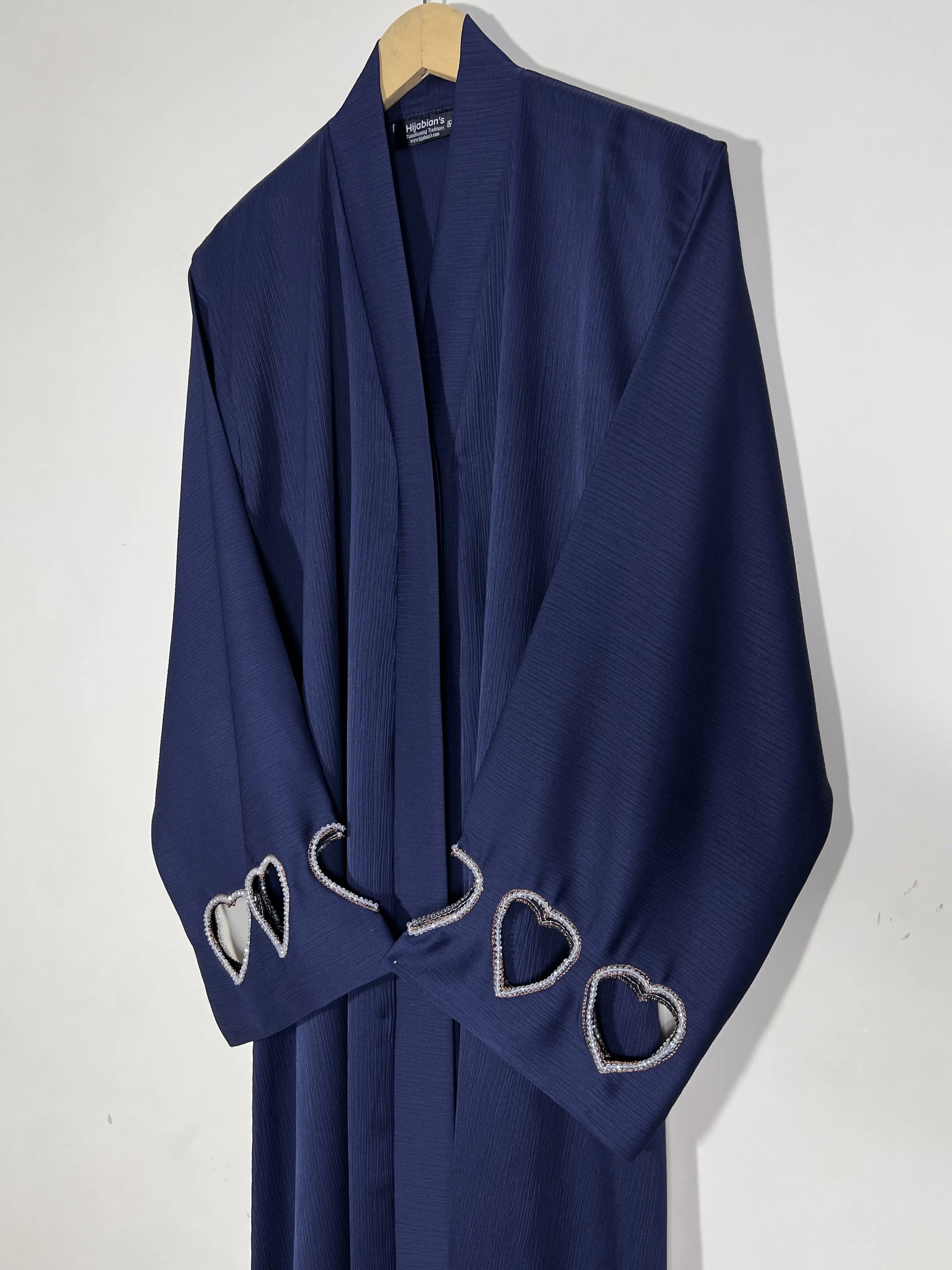 Blue - Charmed Hearts Handwork Abaya HJ1520 Secondary image