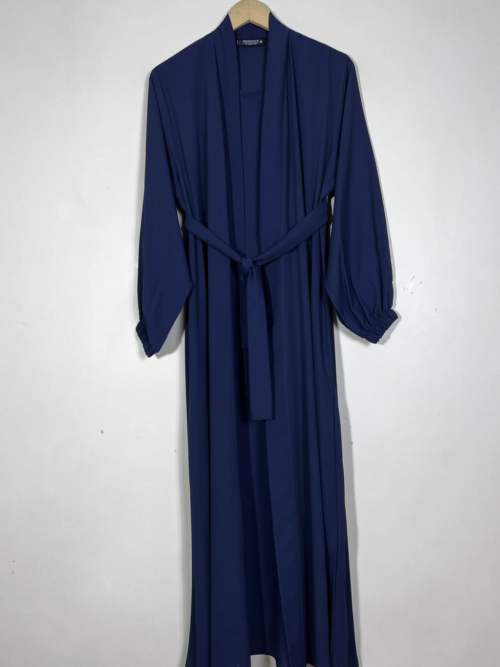 Blue - Attached Inner Chic Abaya HJ1513
