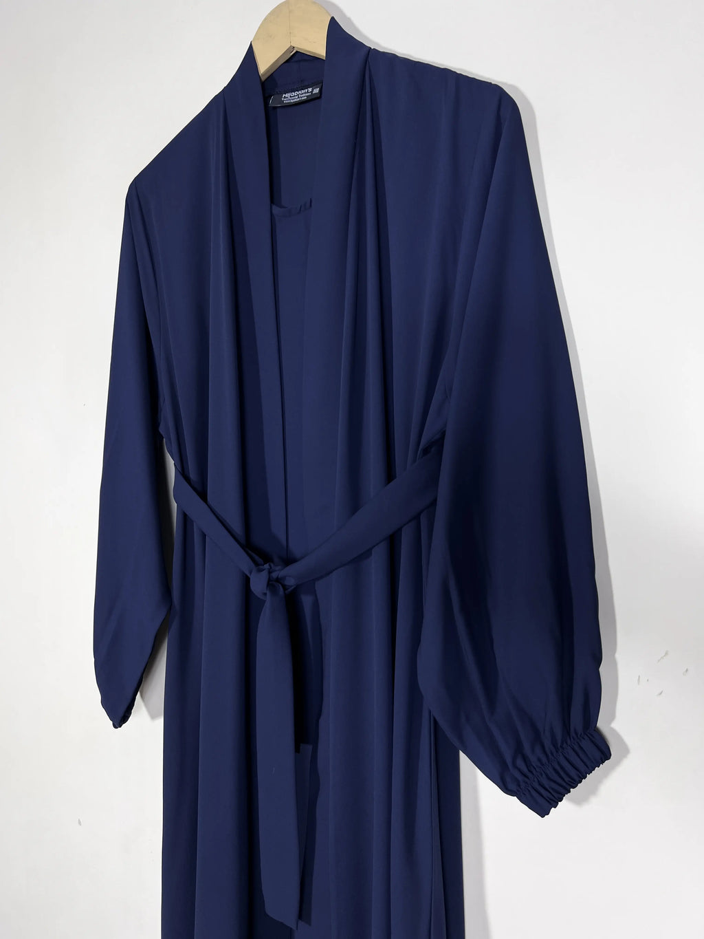 Blue - Attached Inner Chic Abaya HJ1513