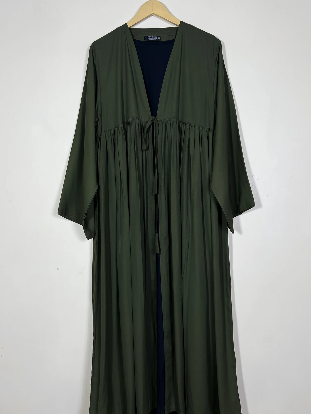 Olive Green - Prestige Upper Inner Abaya HJ1499 Main image