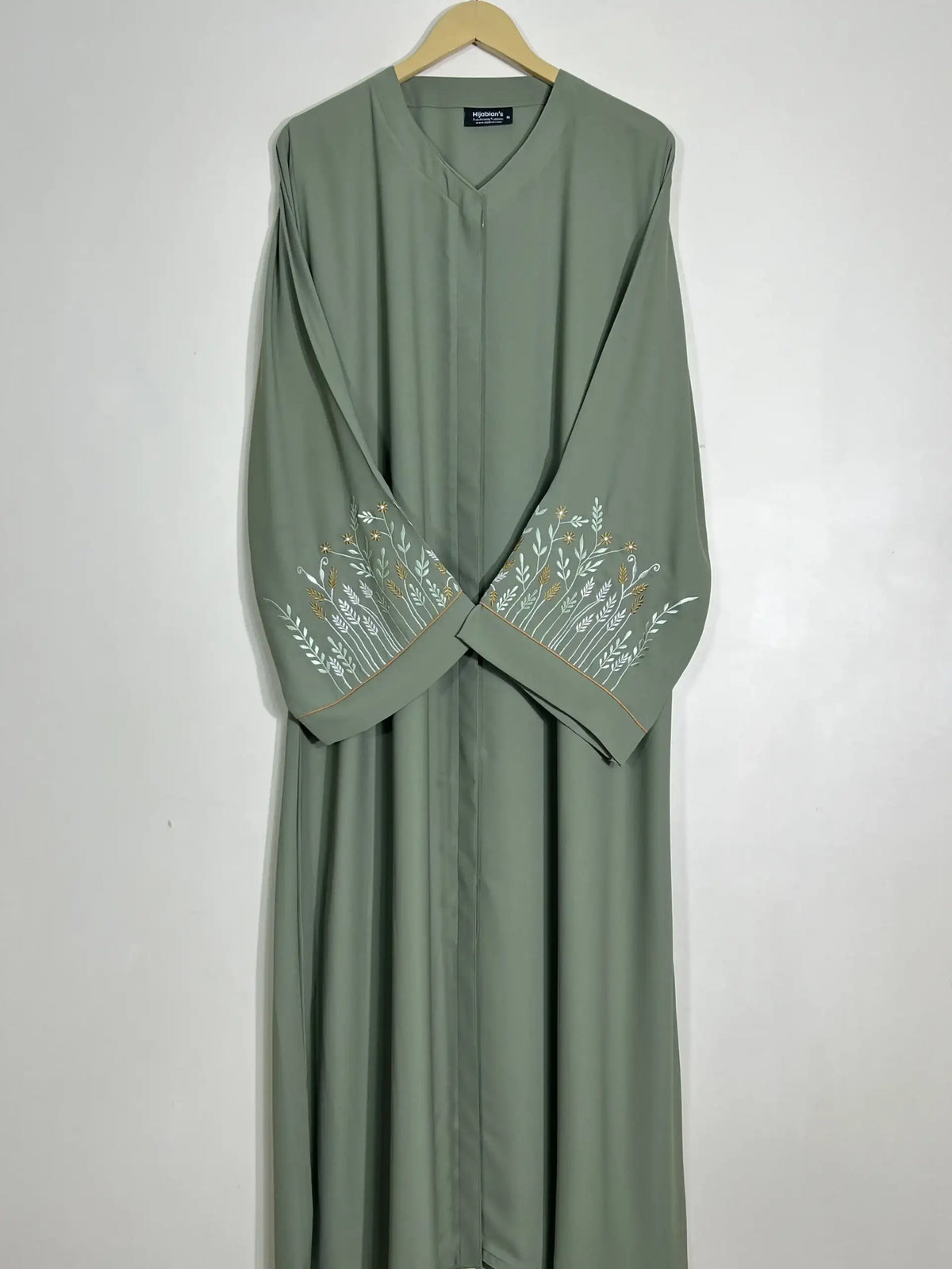 Fern - Embroidered Bloom Abaya HJ1108 Main image