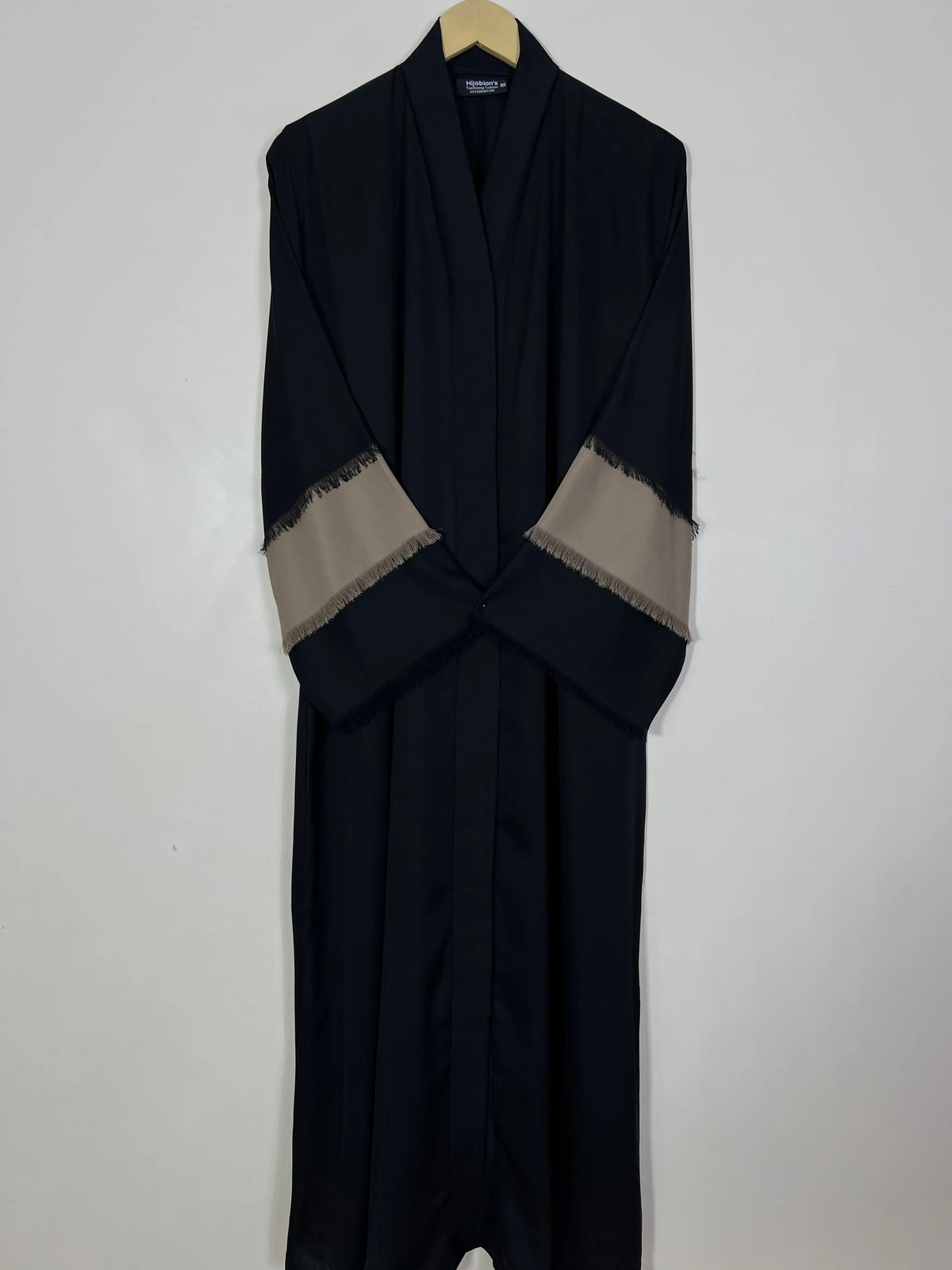 Fray of Serenity Abaya - Beige Contrast HJ1543 Main image