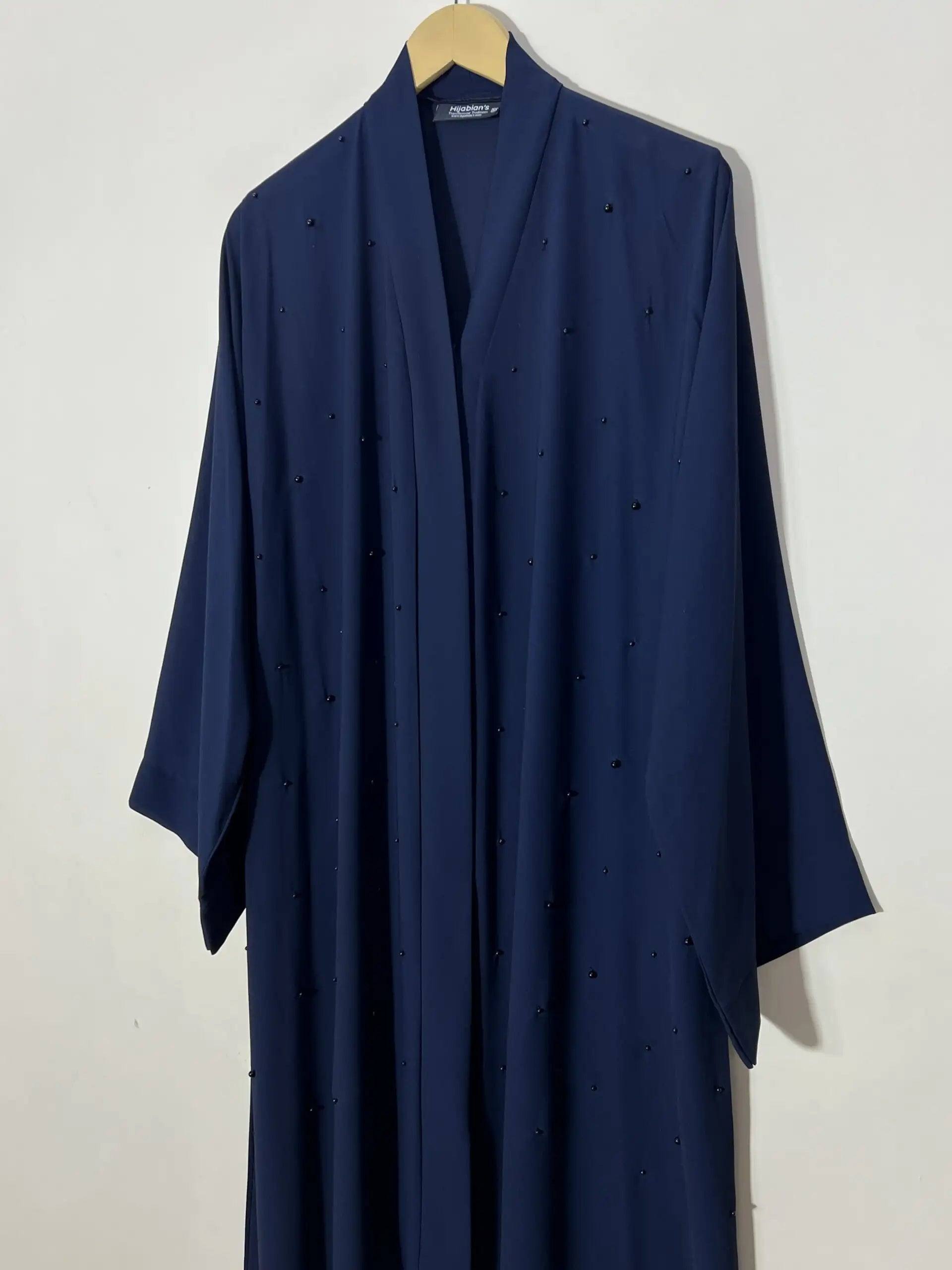 Blue - Pearls Adorned Classic Abaya HJ1293