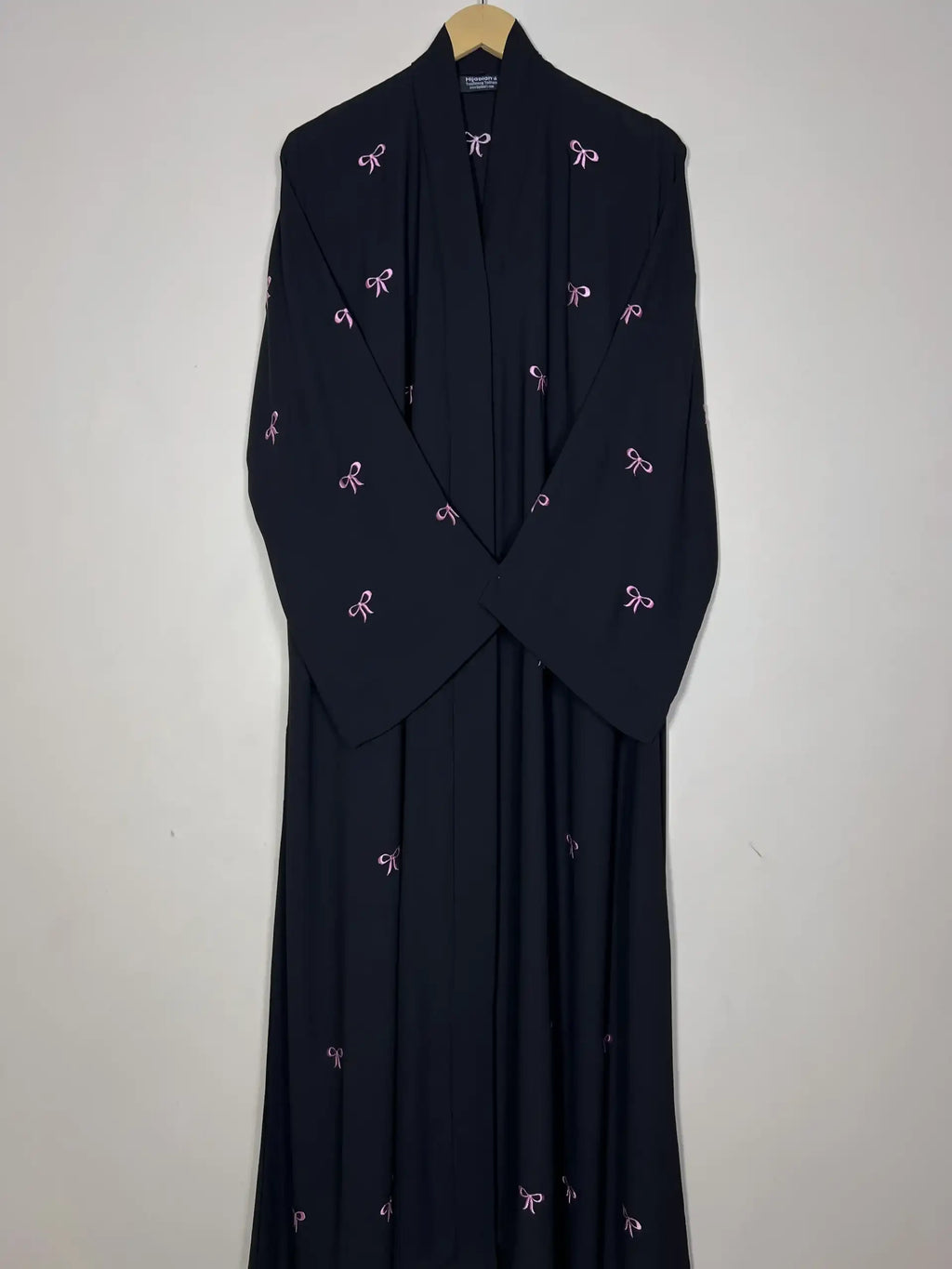 Pink - Classic Bow Abaya HJ1157