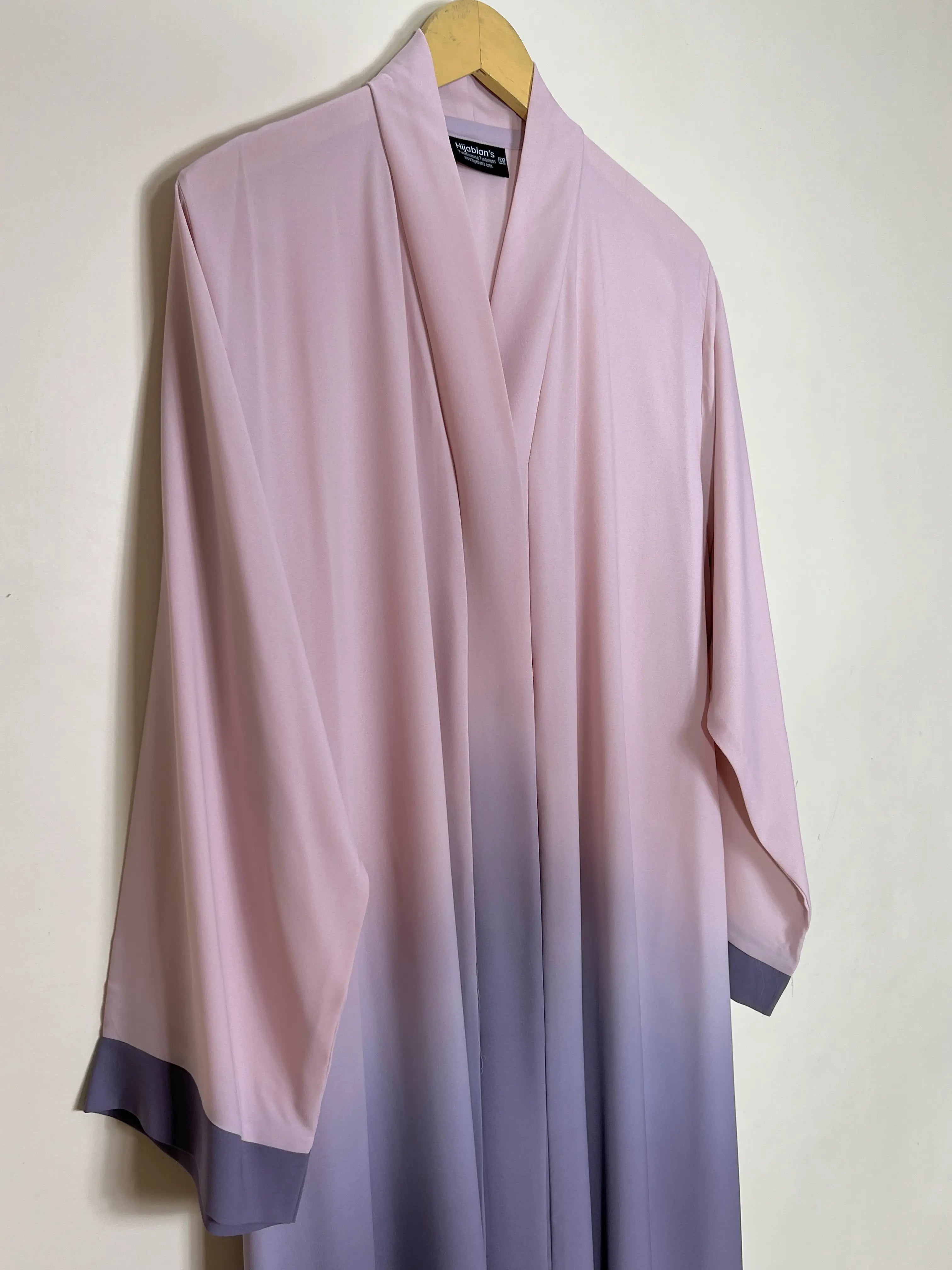 Petal Haze - Ombre Front Open Abaya HJ1560
