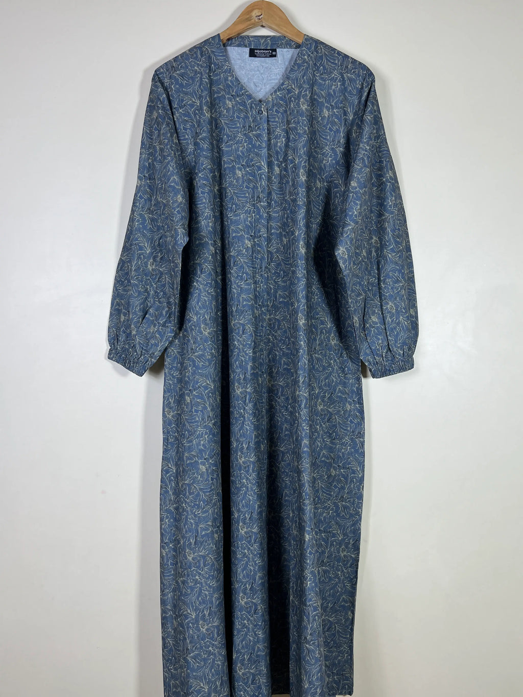 Denim Mist - Arabic Lawn Abaya HJ1583