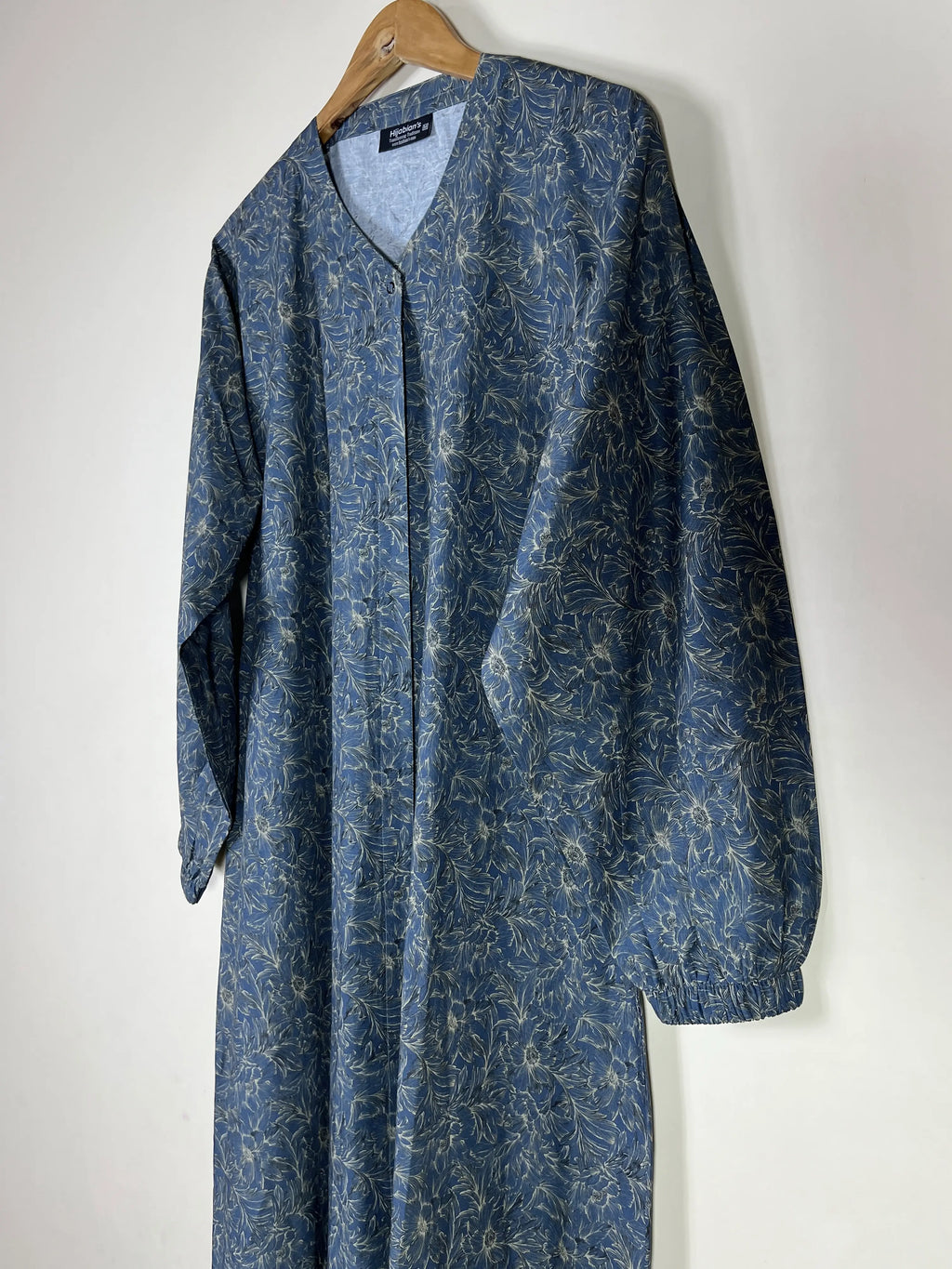 Denim Mist - Arabic Lawn Abaya HJ1583