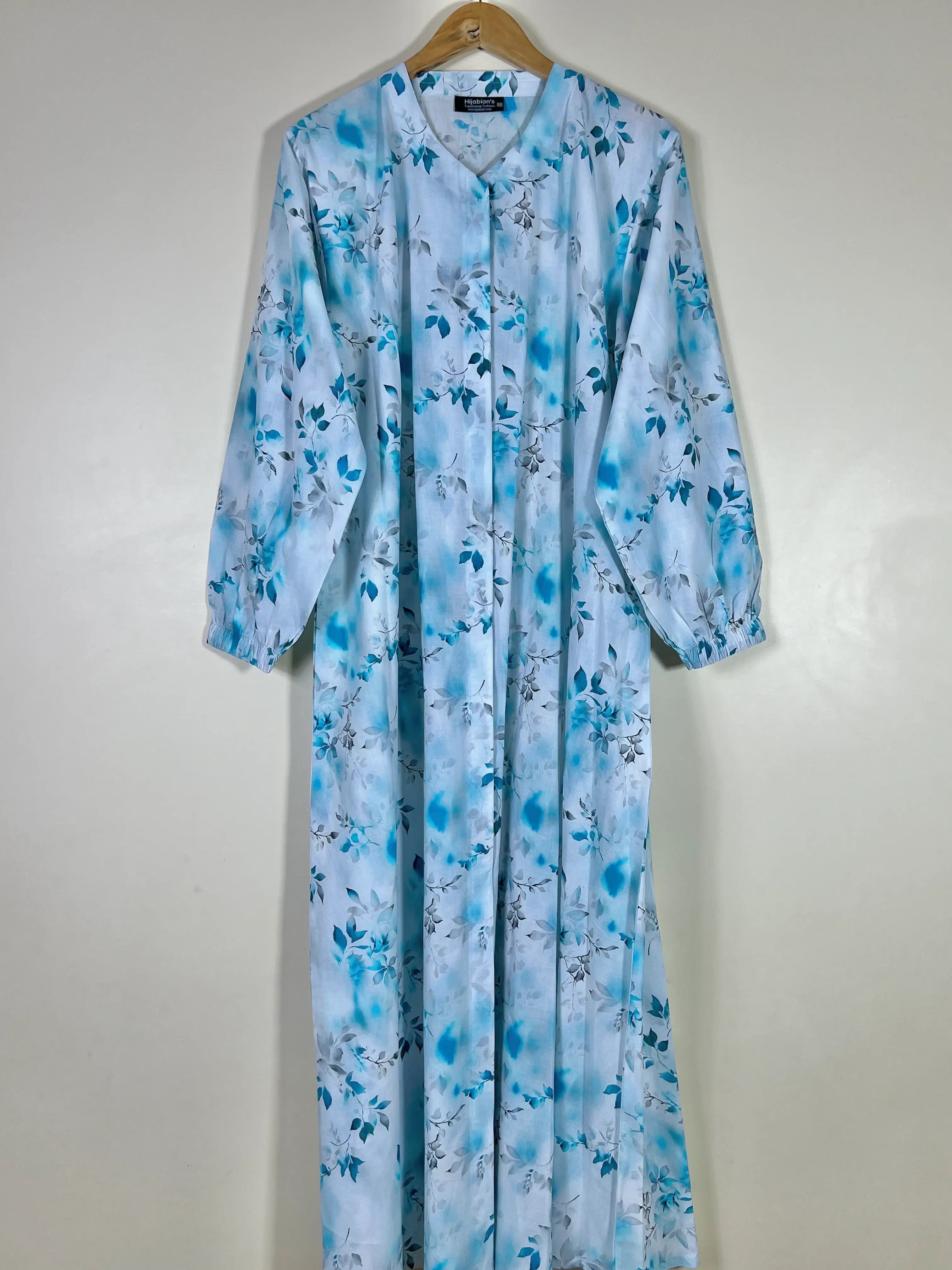Arctic Sky - Arabic Lawn Abaya HJ1584 Secondary image
