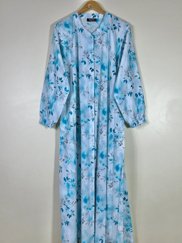 Arctic Sky - Arabic Lawn Abaya HJ1584