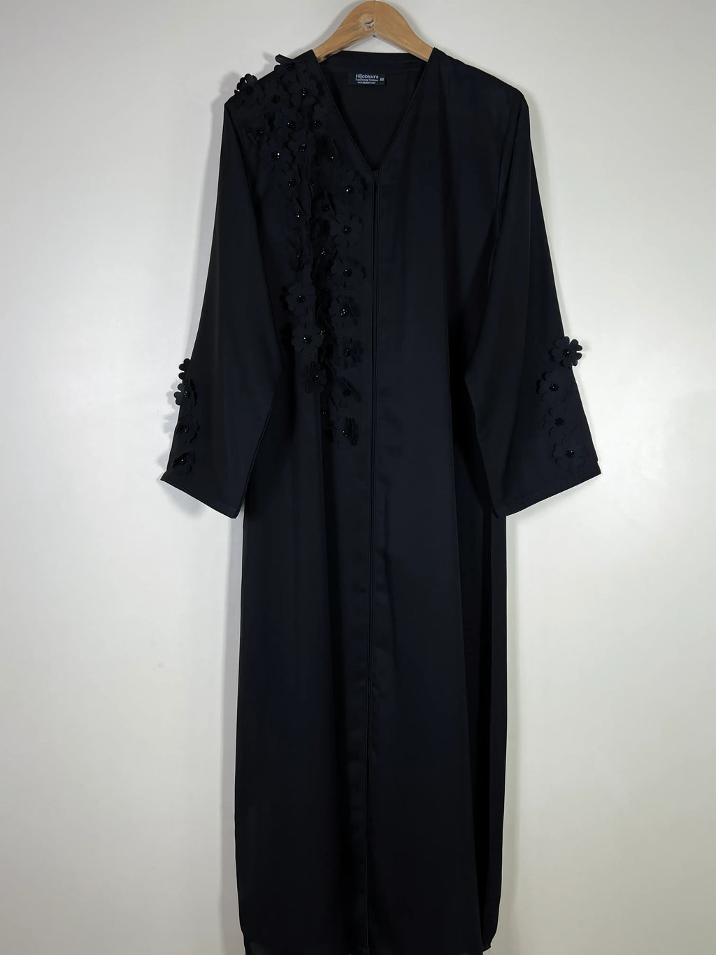 BLACK - REGAL ABAYA HJ1595