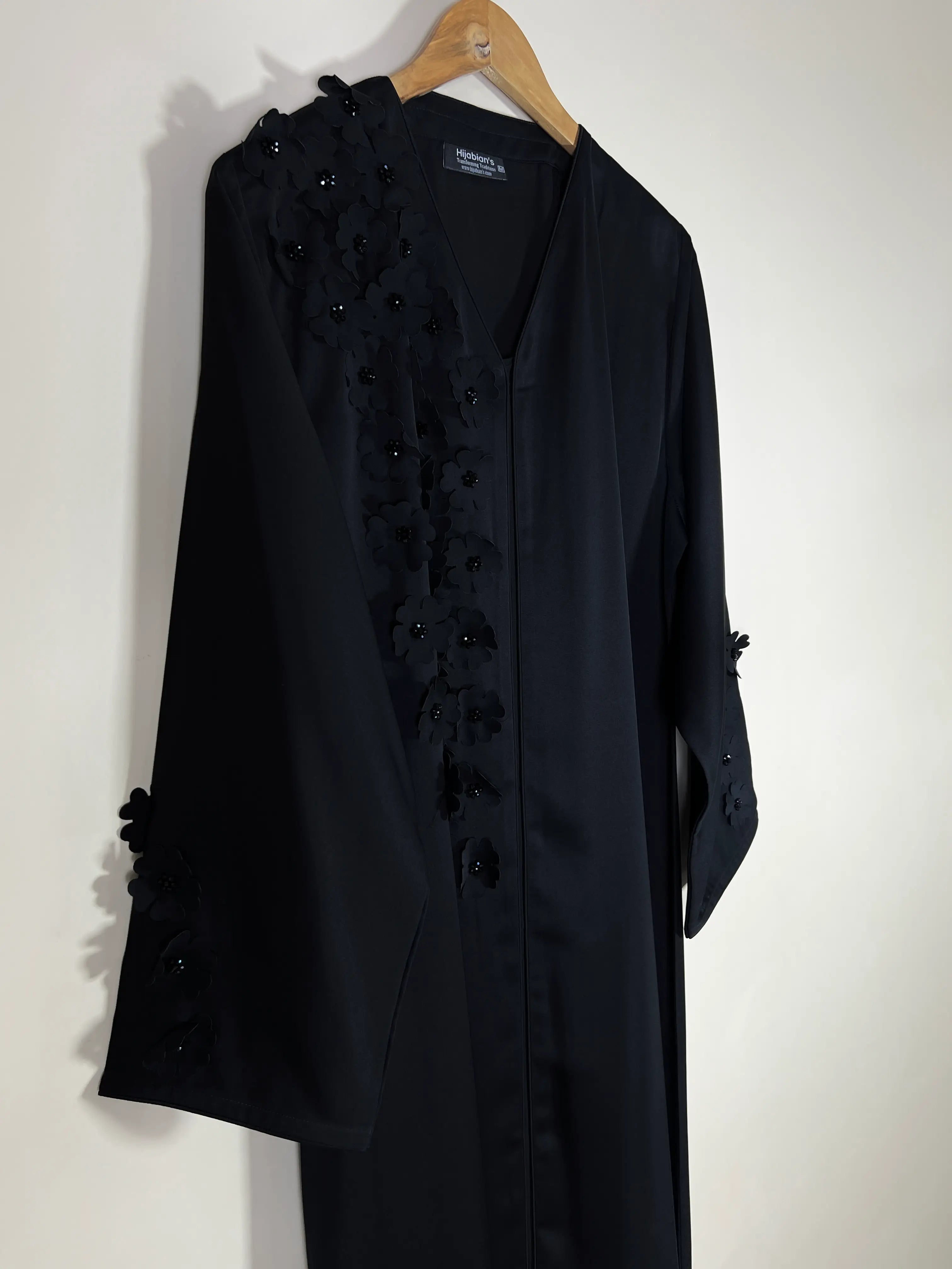 BLACK - REGAL ABAYA HJ1595