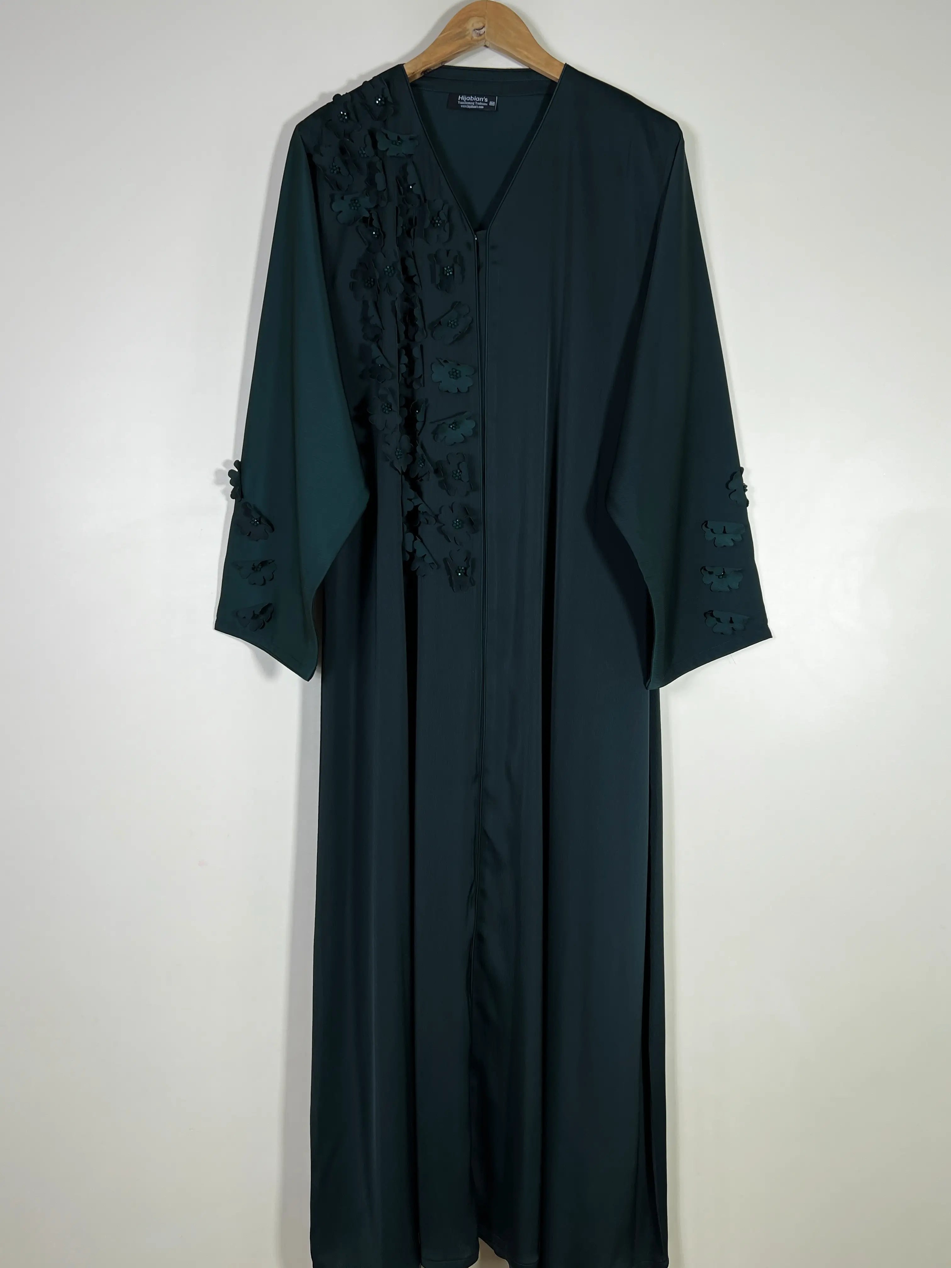 BOTTLE GREEN - REGAL ABAYA HJ1594