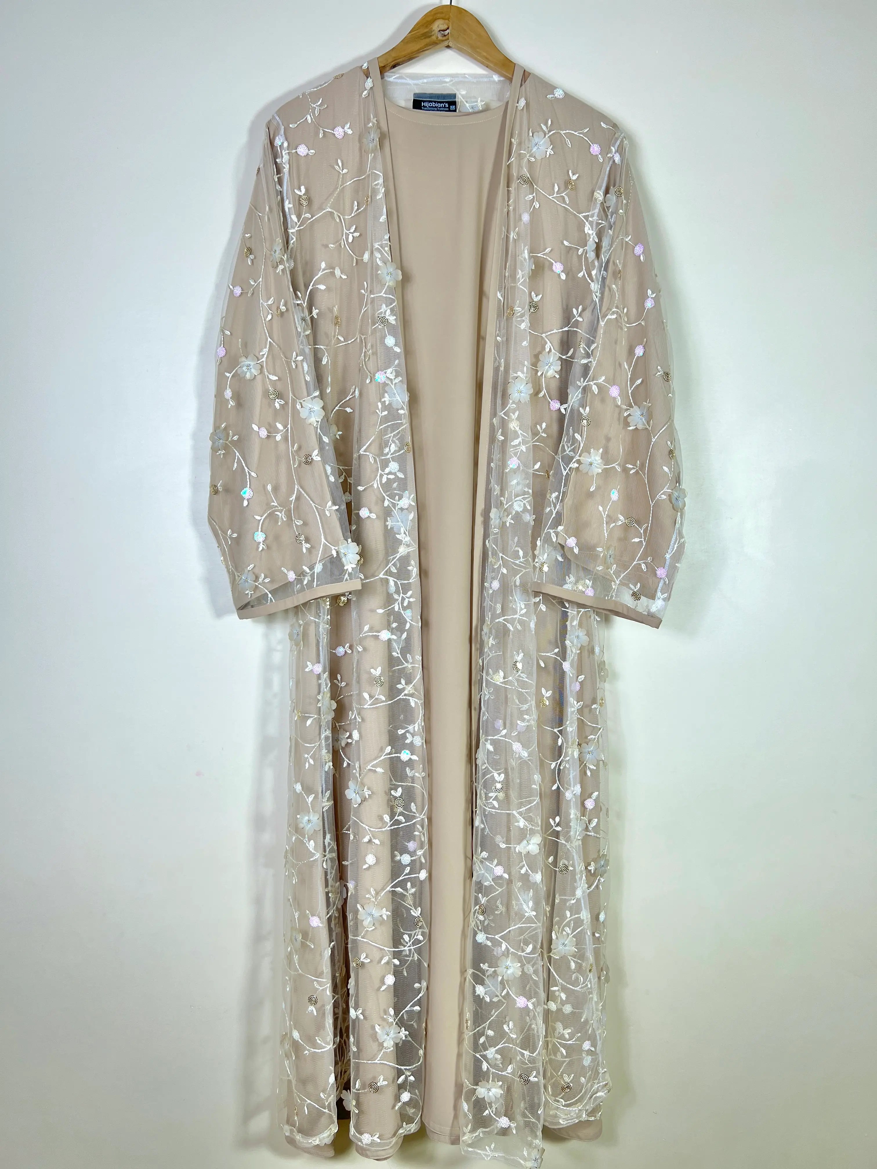 Ivory - Layali Abaya HJ1589