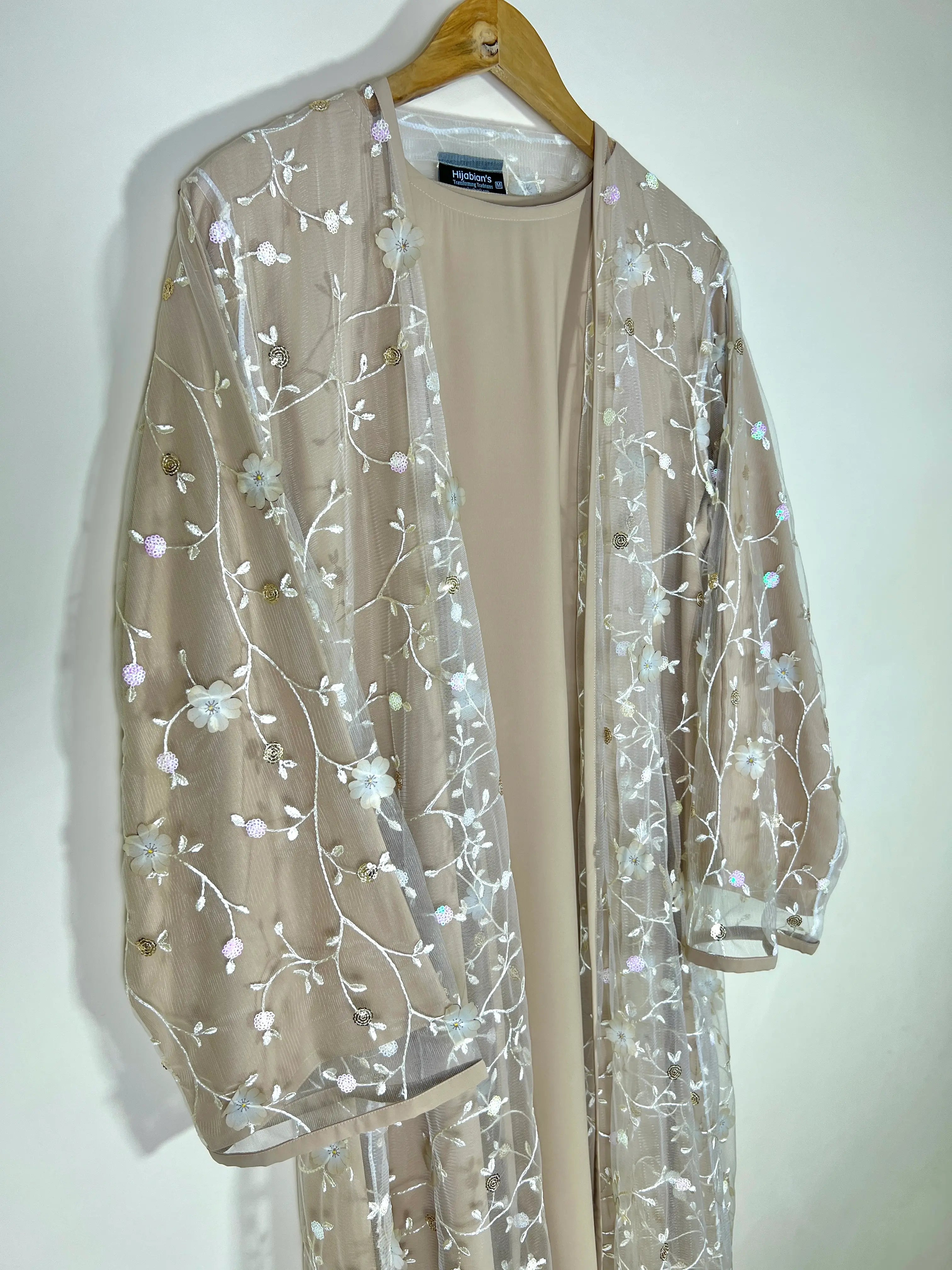 Ivory - Layali Abaya HJ1589