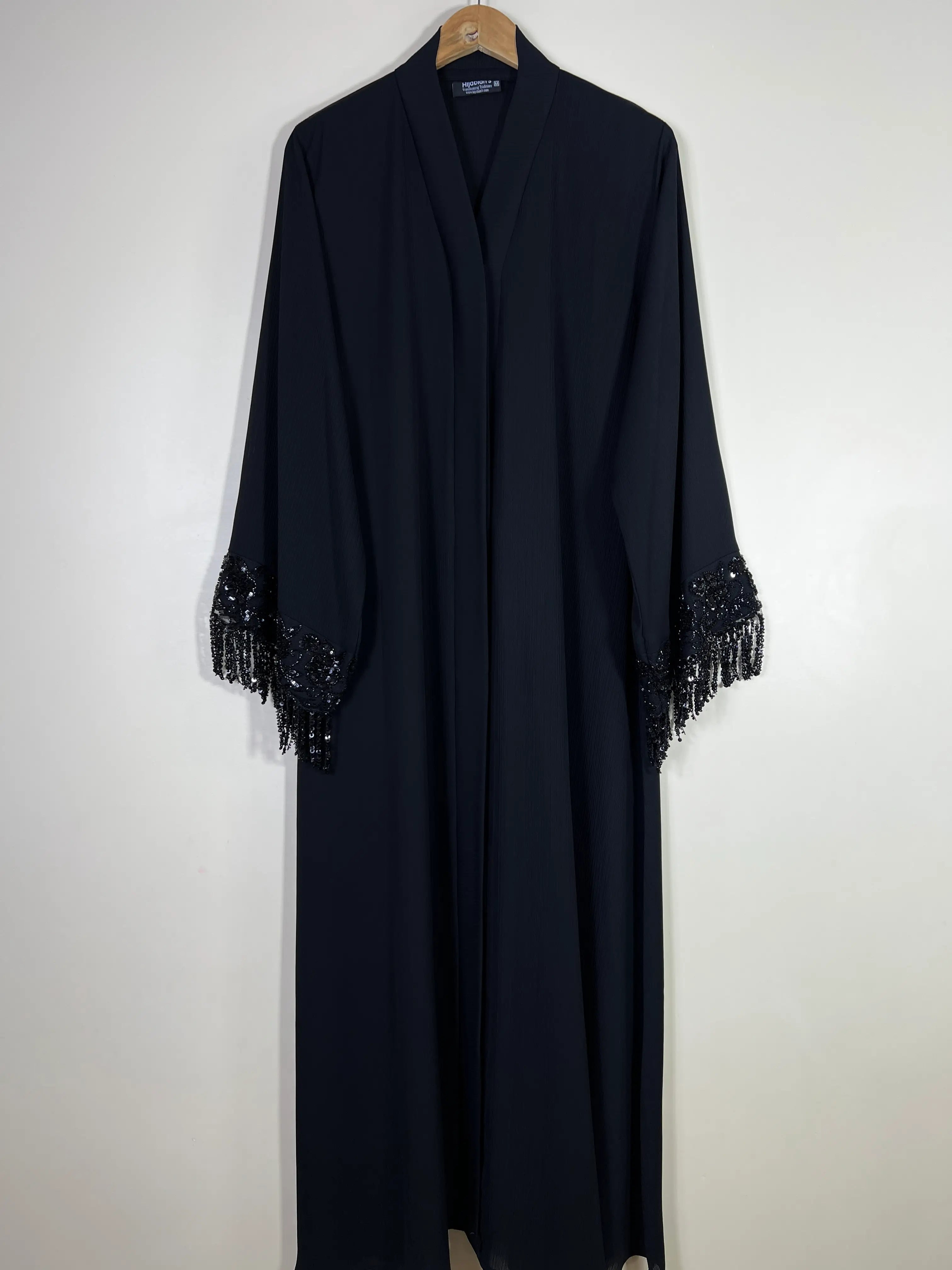 Black - Hayat Luxe Abaya HJ1591