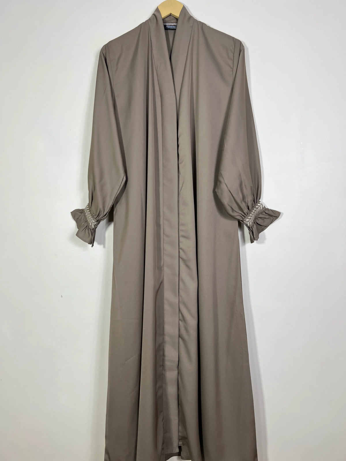 Peanut Brown - Frill & Flourish Abaya HJ1391 Main image