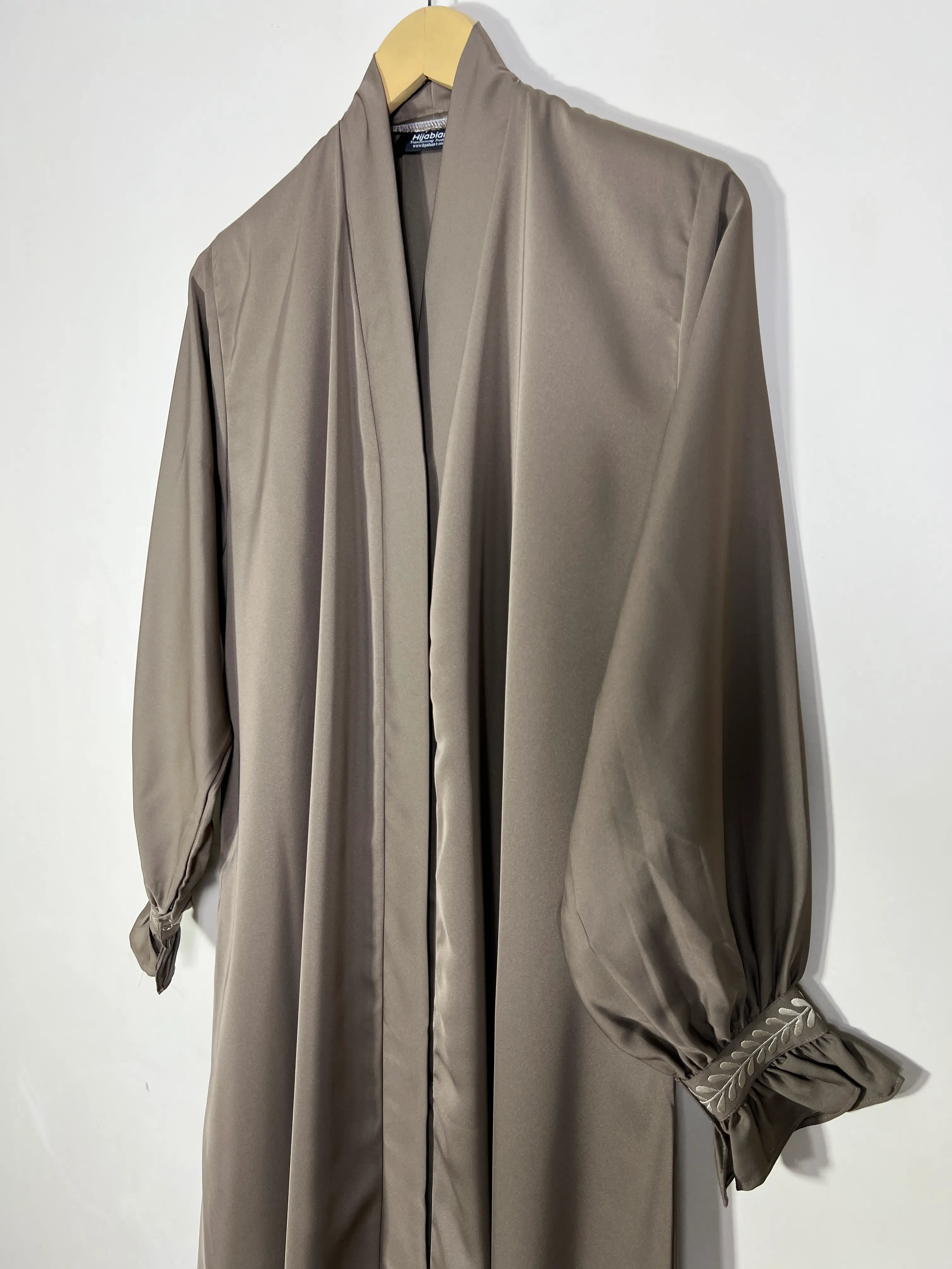 Peanut Brown - Frill & Flourish Abaya HJ1391 Secondary image