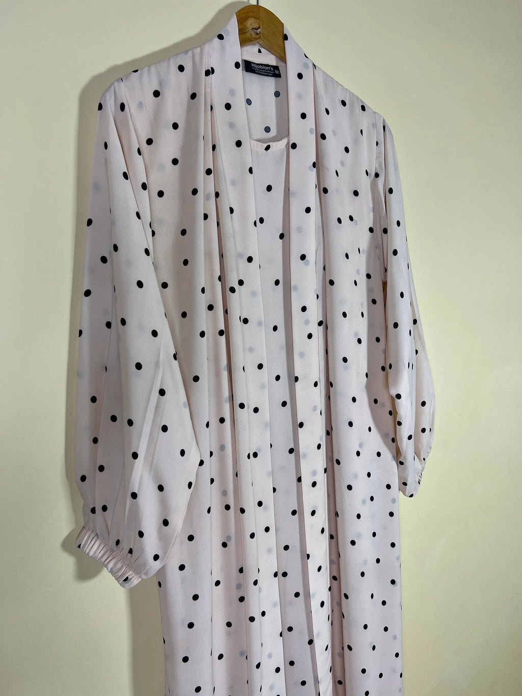 Velour Pink - Attached Inner Chic Abaya HJ1600