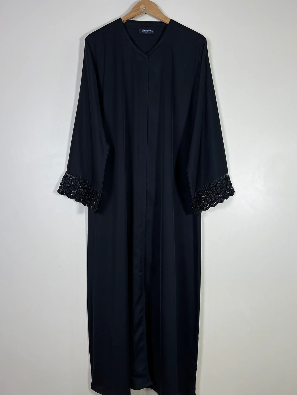 Black - Zahra Luxe Abaya HJ1606