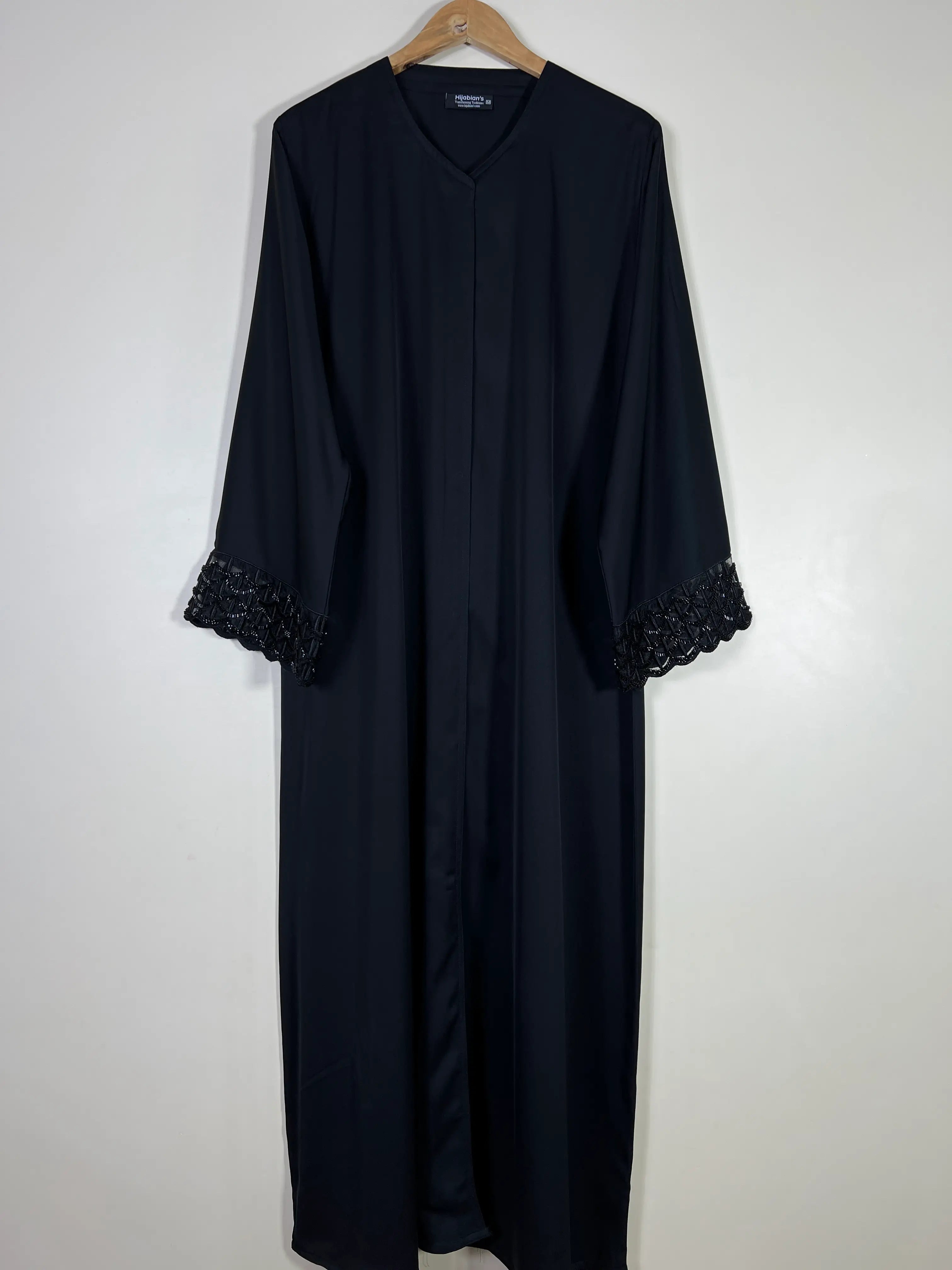 Black - Zahra Luxe Abaya HJ1606