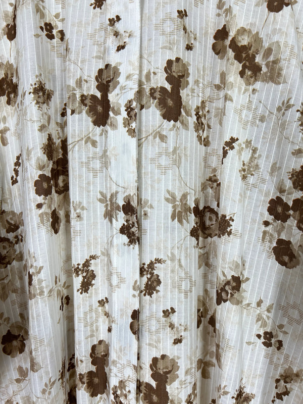 Ivory White - Arabic Lawn Abaya HJ1617