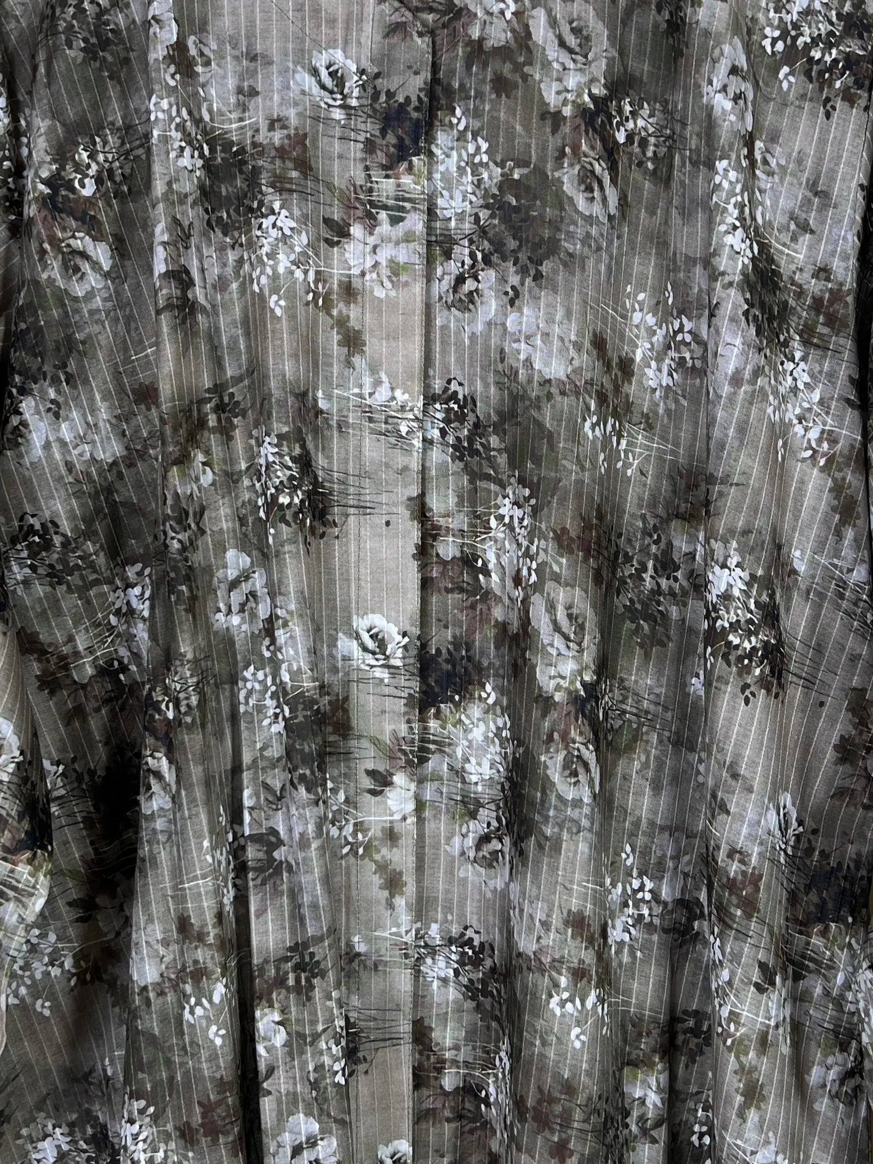 Charcoal Grey - Arabic Lawn Abaya HJ1619