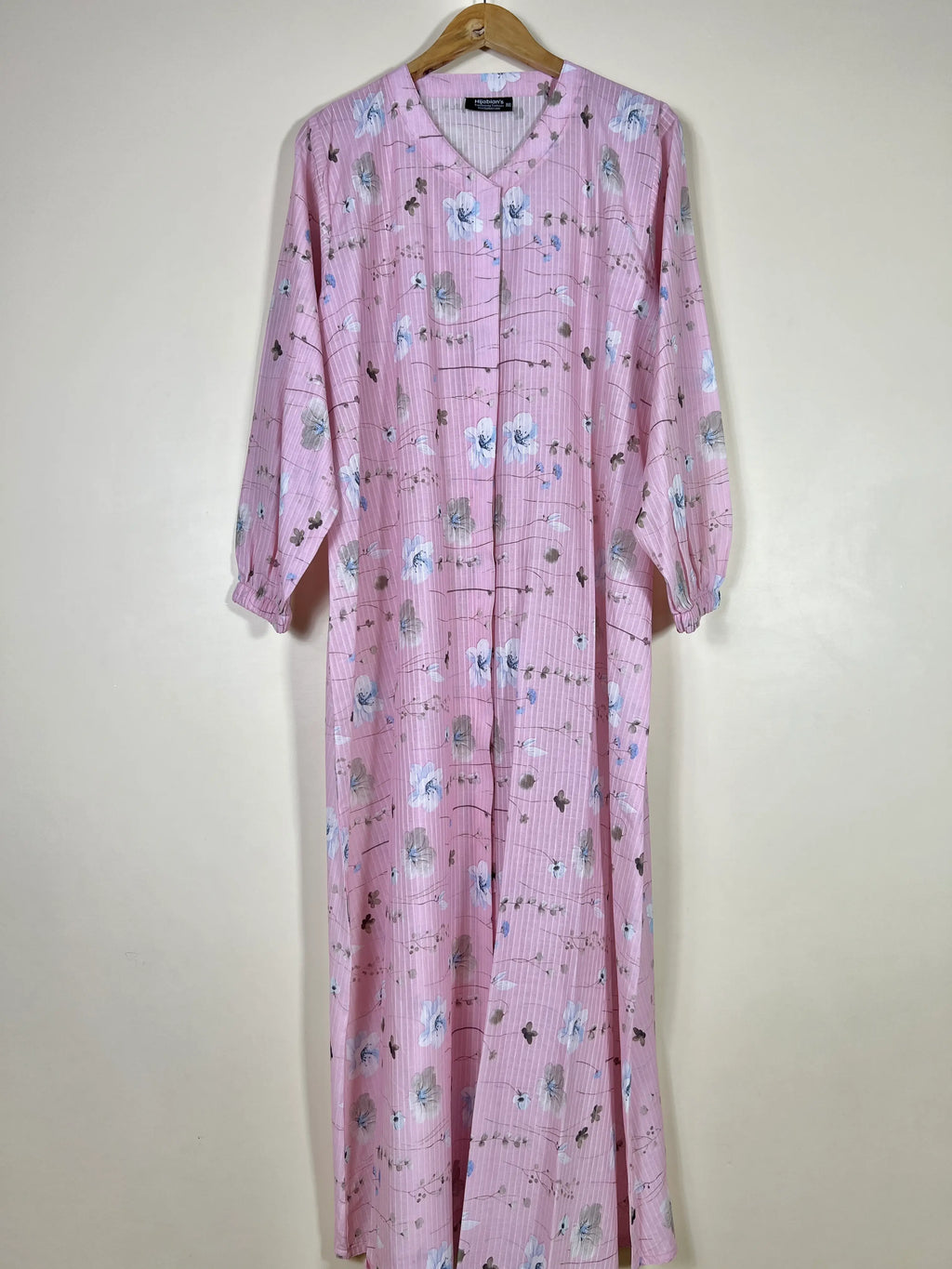Blush Pink - Arabic Lawn Abaya HJ1621