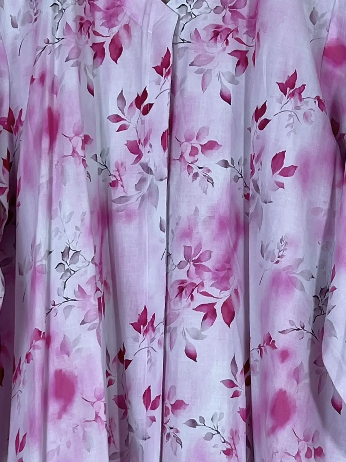 Lilac White - Arabic Lawn Abaya HJ1626
