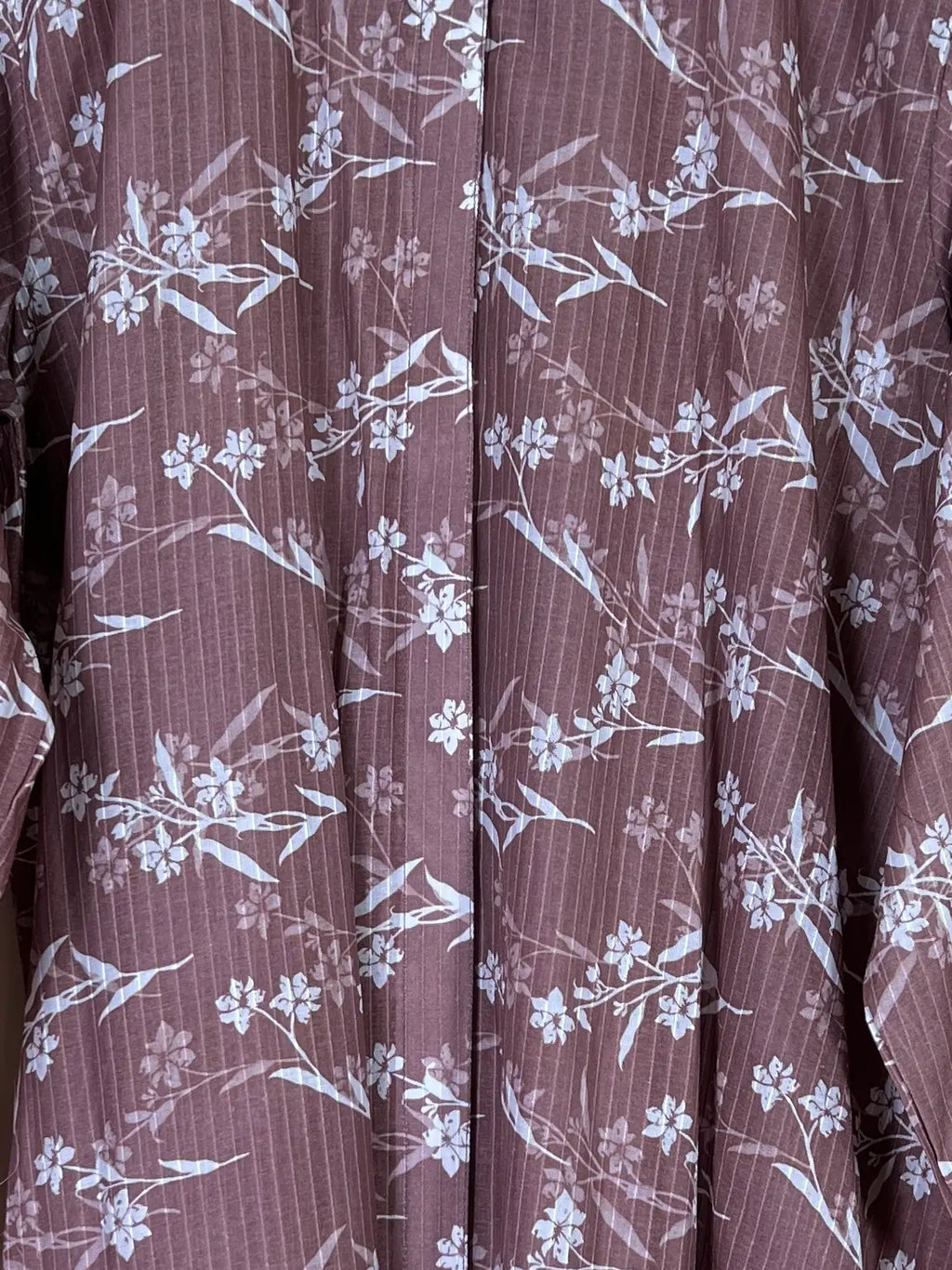 Dusty Mauve - Arabic Lawn Abaya HJ1627