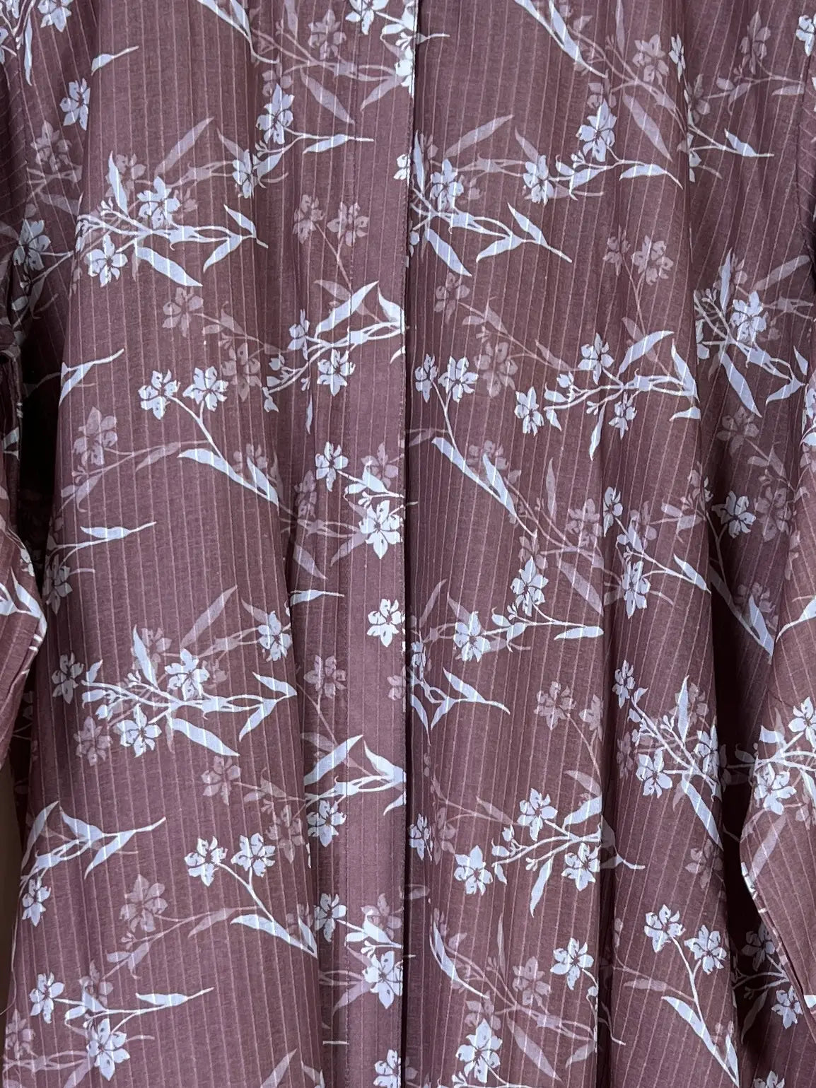 Dusty Mauve - Arabic Lawn Abaya HJ1627