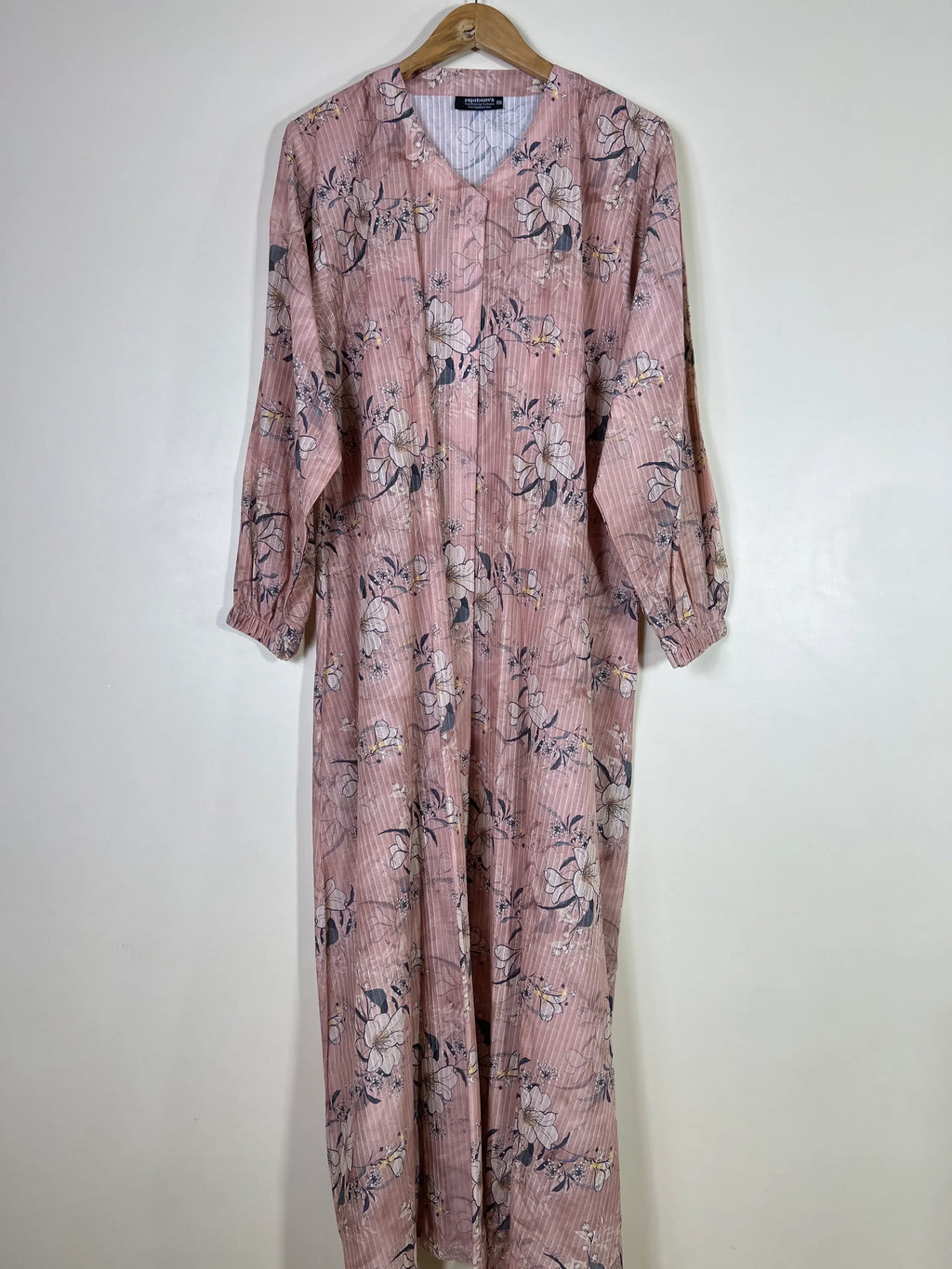 Dusty Rose - Arabic Lawn Abaya HJ1629