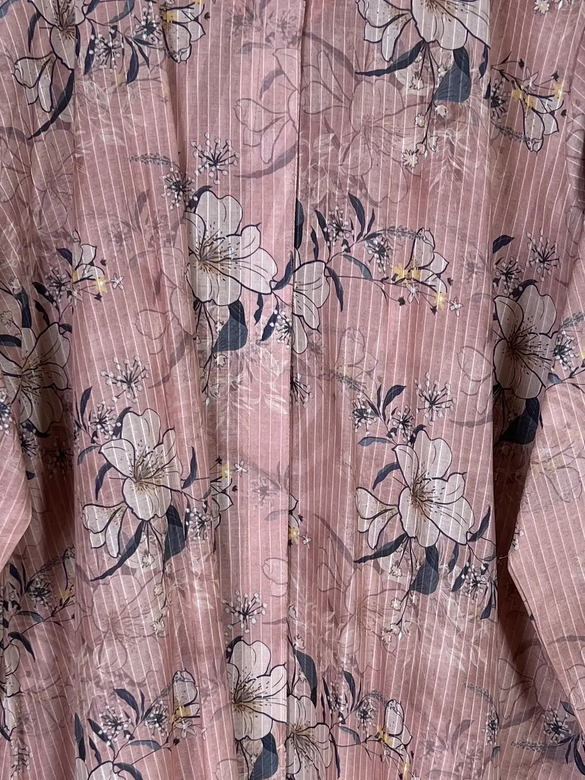 Dusty Rose - Arabic Lawn Abaya HJ1629