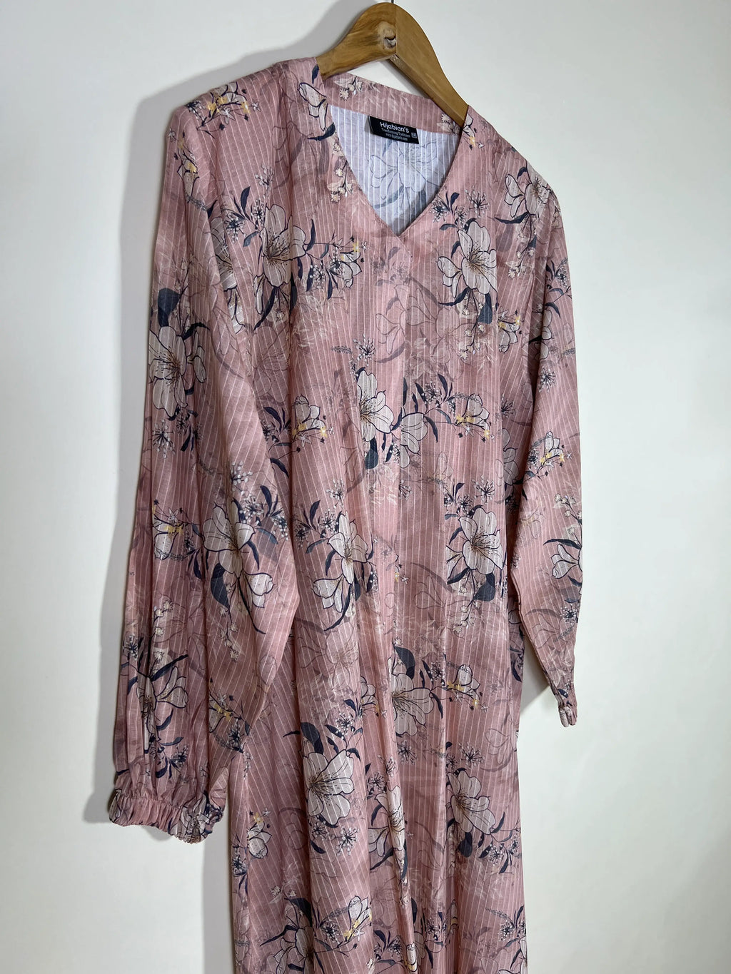 Dusty Rose - Arabic Lawn Abaya HJ1629