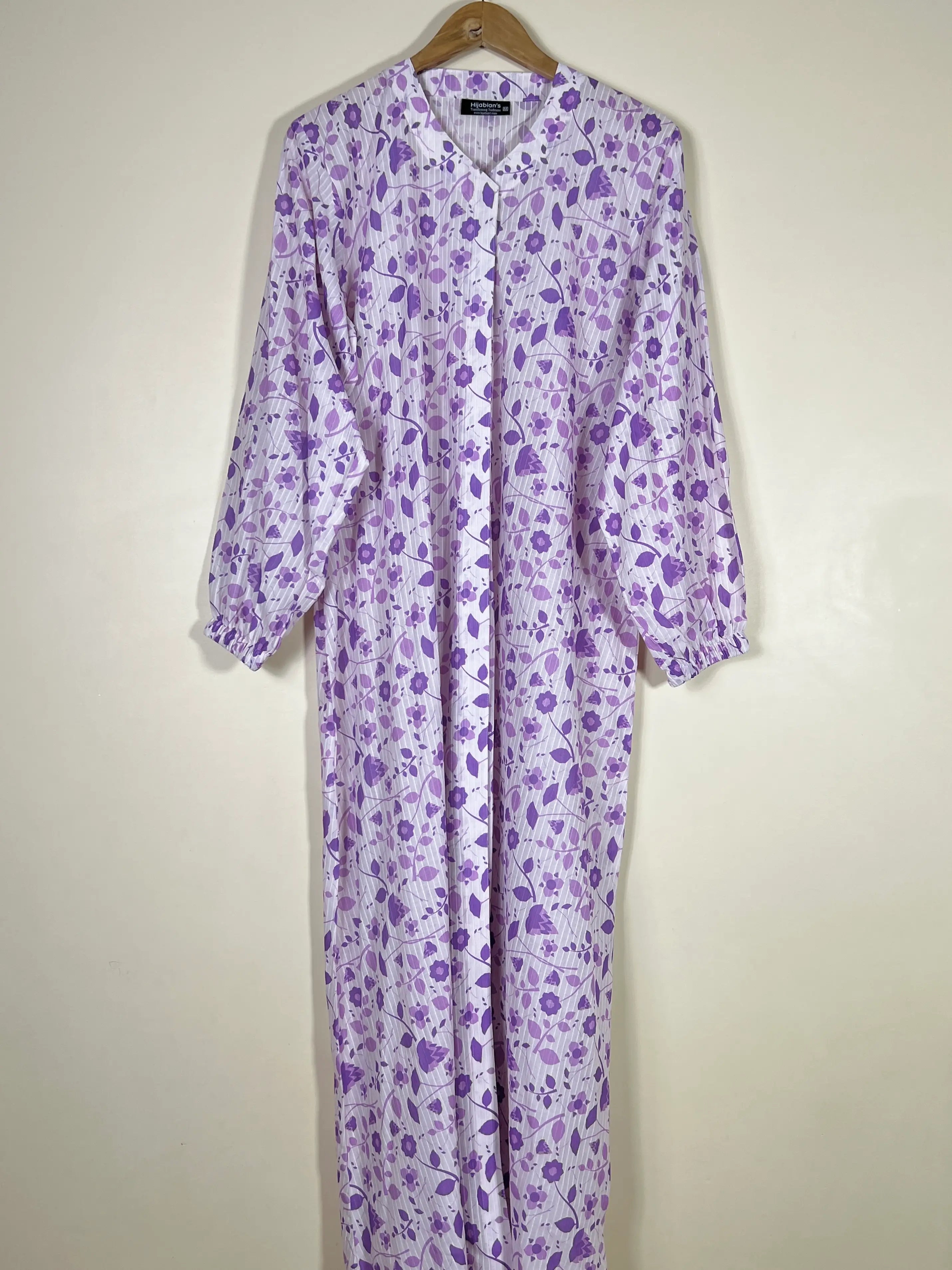 Violet Muse - Arabic Lawn Abaya HJ1631 Secondary image